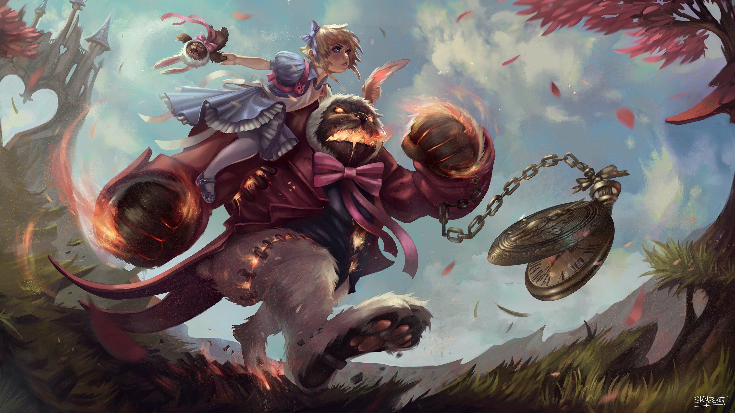 Annie League Of Legends Tibbers League Of Legends 3000x1688