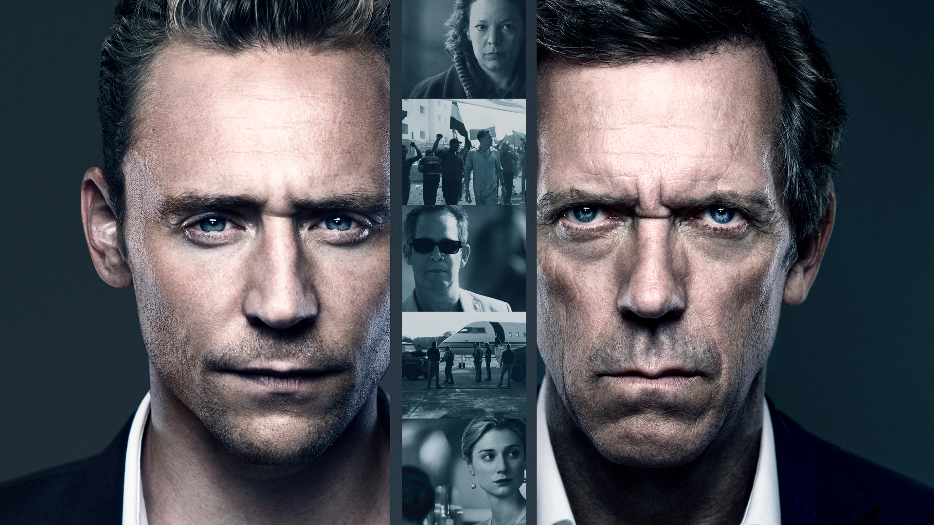 Hugh Laurie The Night Manager Tom Hiddleston 1920x1080