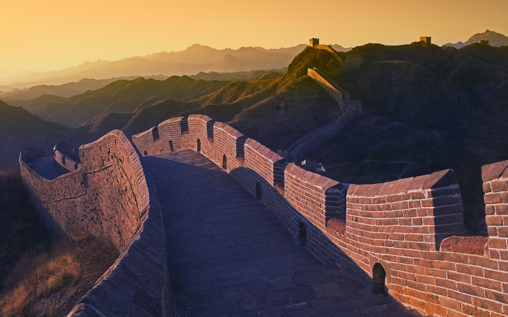 Man Made Great Wall Of China 1920x1200