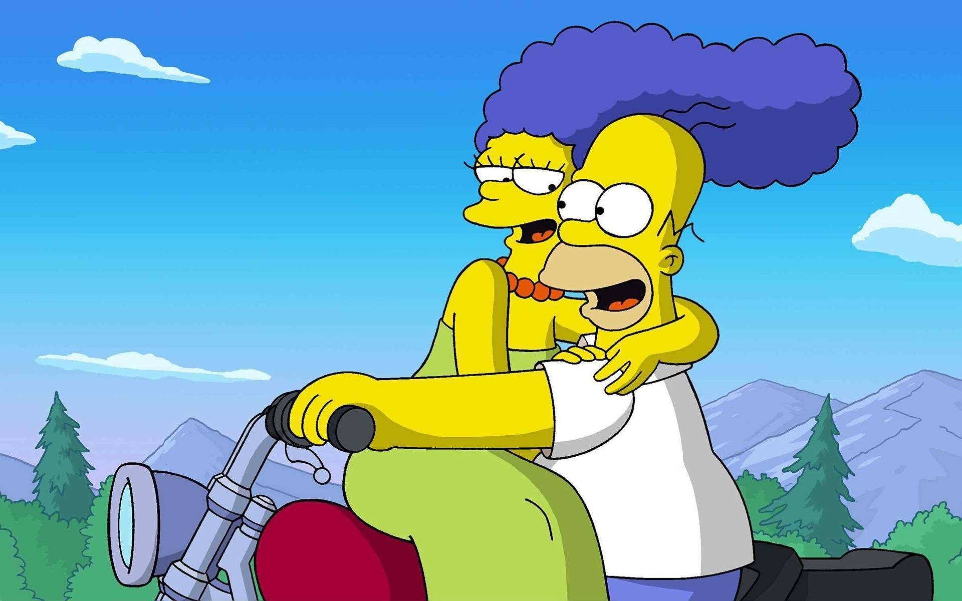 Homer Simpson Marge Simpson The Simpsons 1920x1200