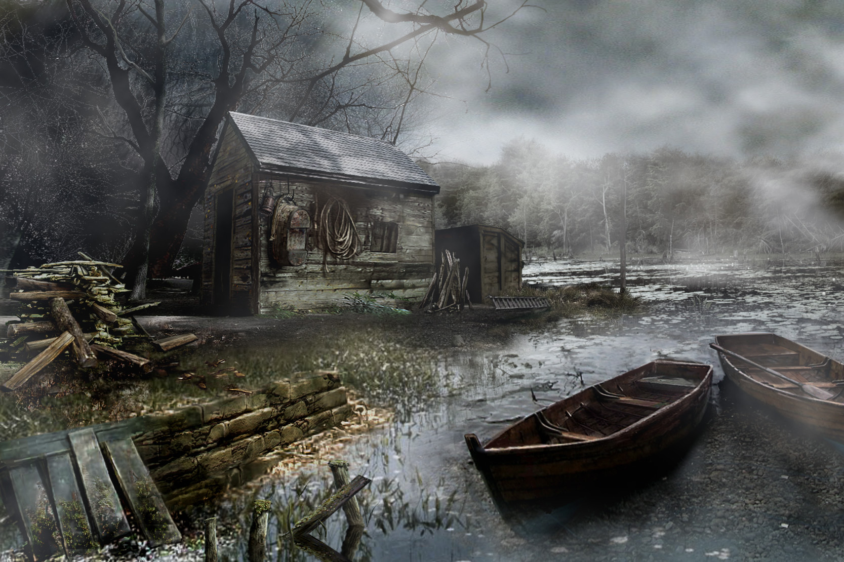 Resident Evil Row Boat 1667x1110