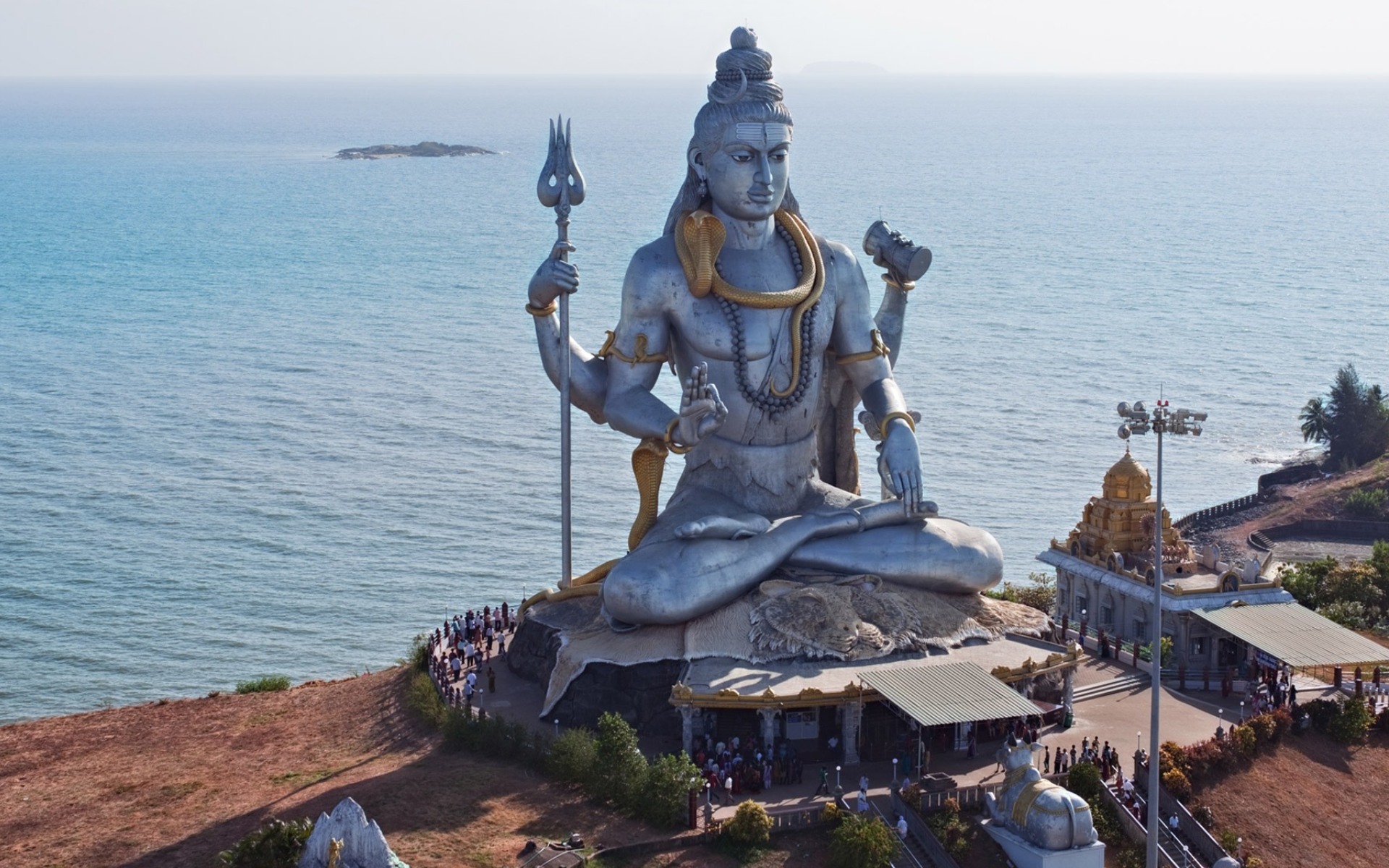 Hinduism India Mahadeva Murudeshwara Shiva 1920x1200