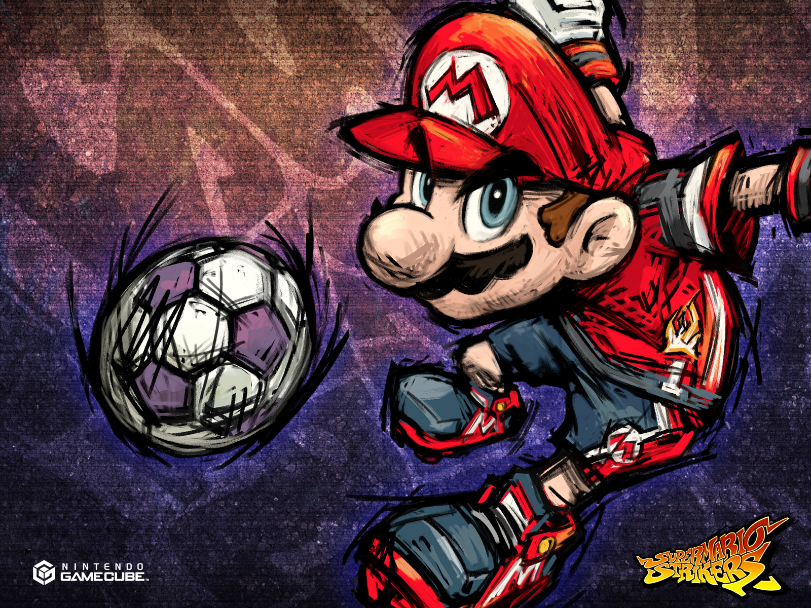 Video Game Super Mario Strikers 1600x1200