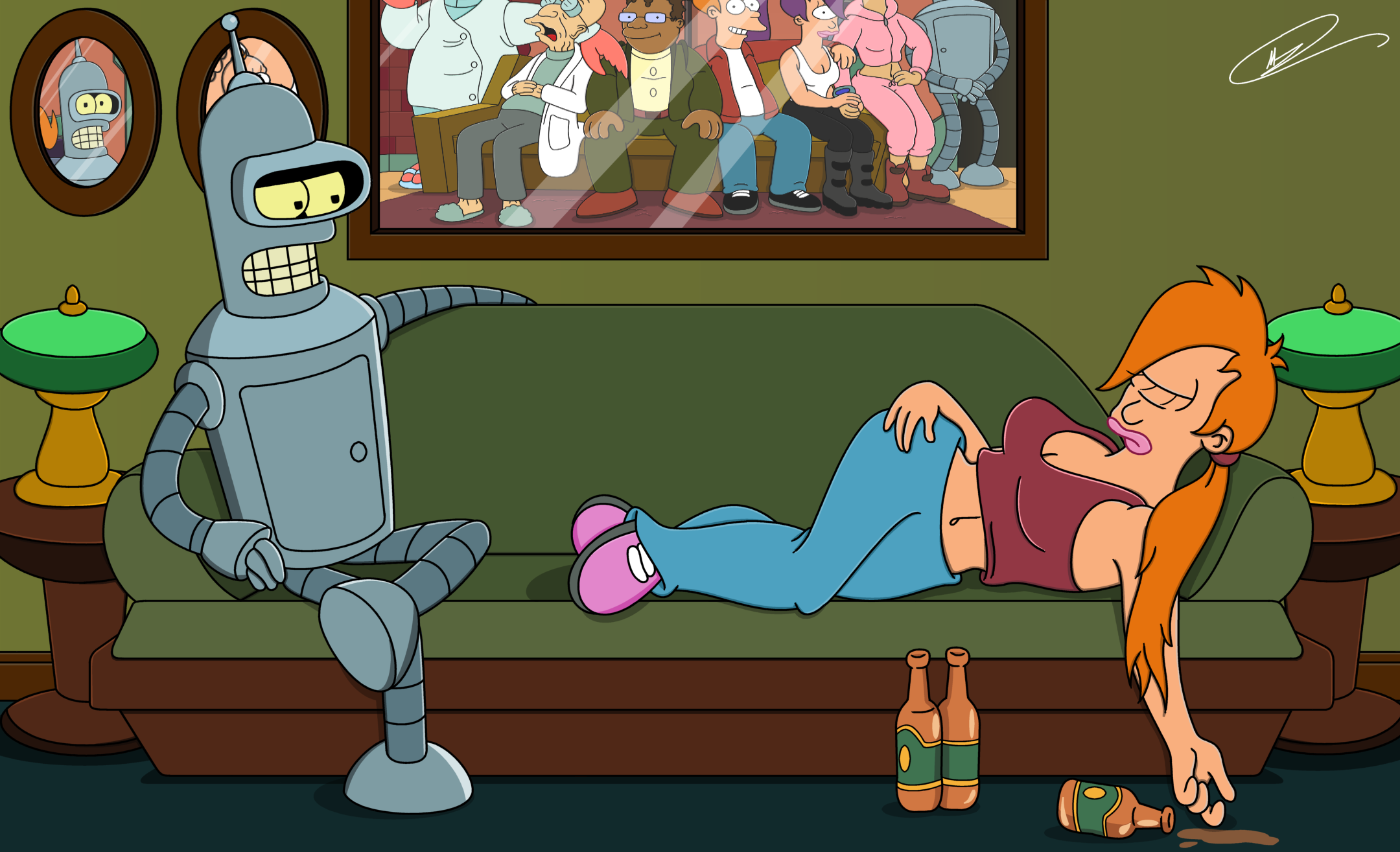 Bender Futurama 2160x1315