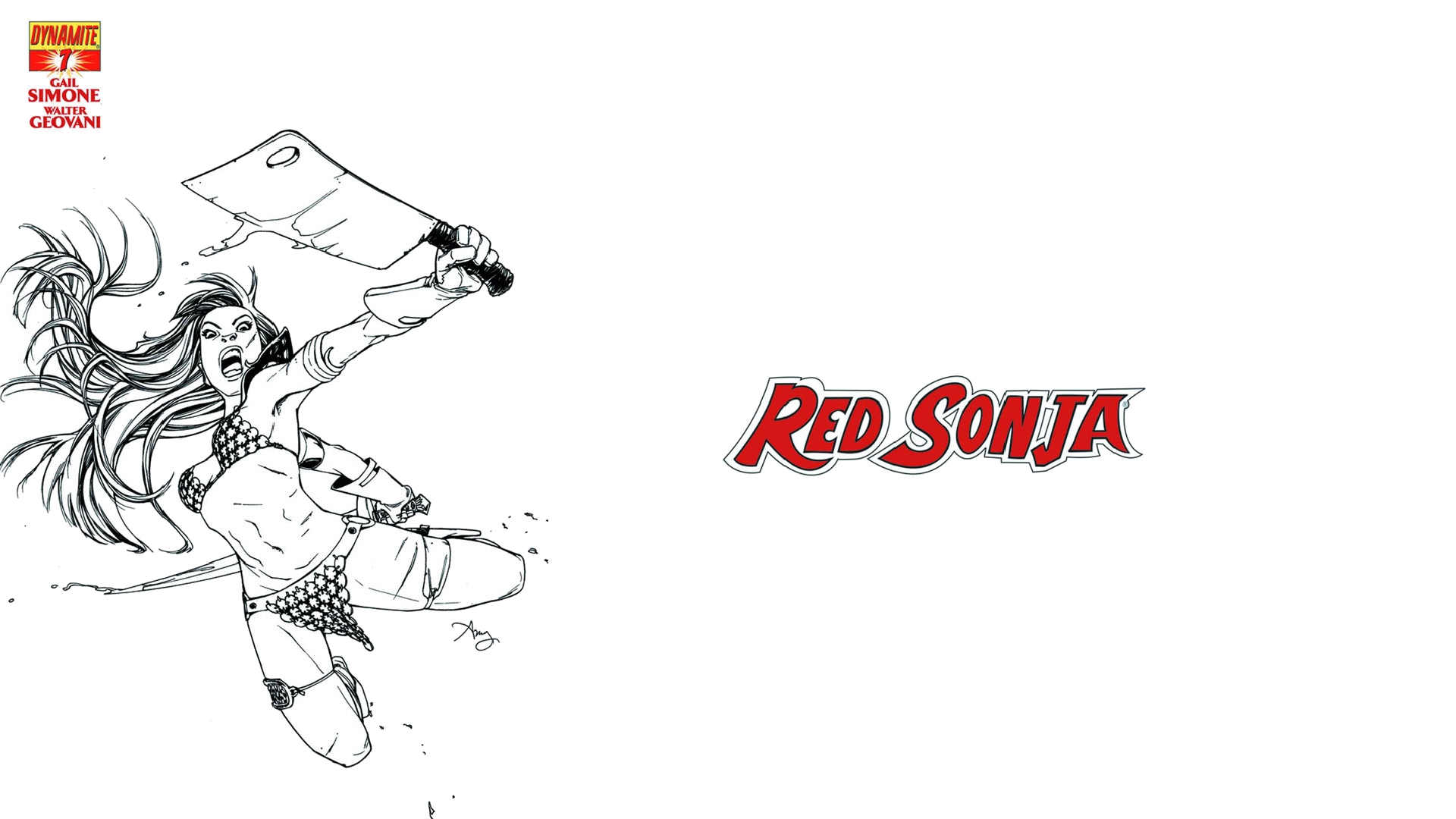 Comics Red Sonja 1920x1080