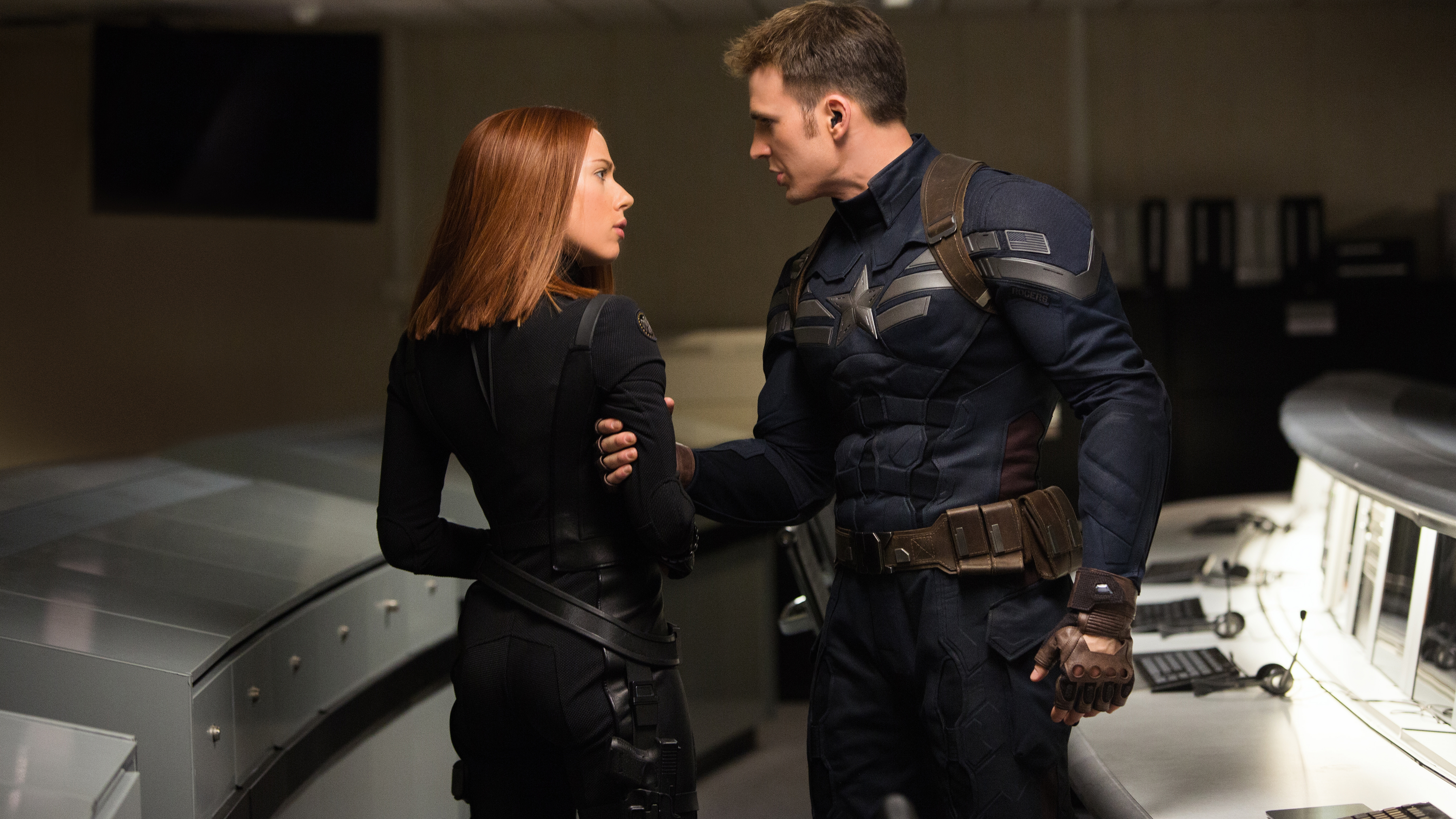 Black Widow Captain America Captain America The Winter Soldier Chris Evans Natasha Romanoff Scarlett 6200x3488