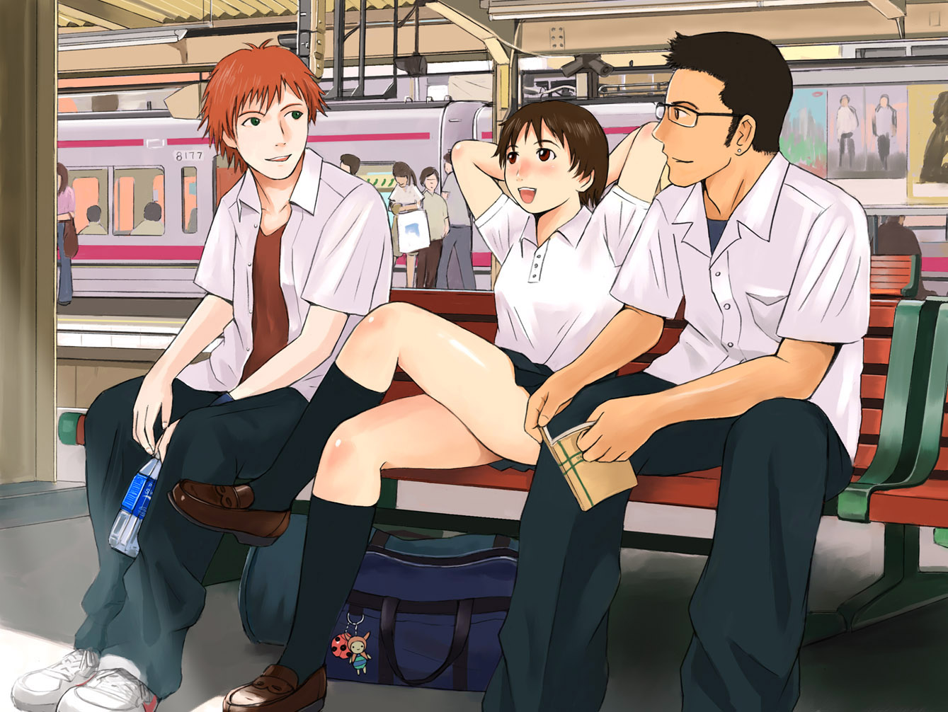 Chiaki Mamiya Kousuke Tsuda Makoto Konno 1339x1006