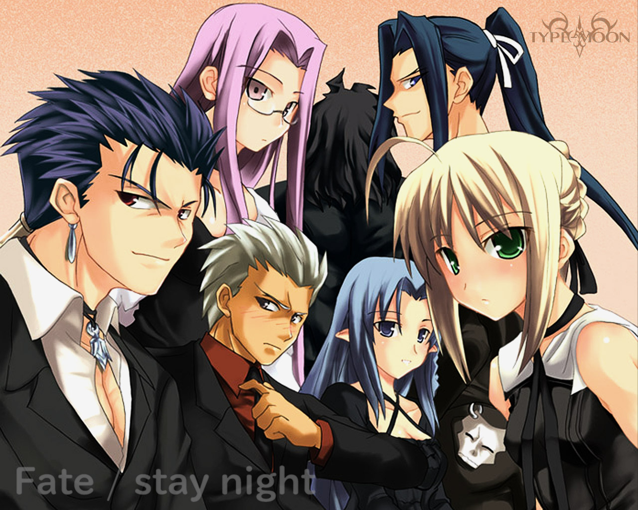 Archer Fate Stay Night Assassin Fate Stay Night Berserker Fate Stay Night Caster Fate Stay Night Lan 1280x1024