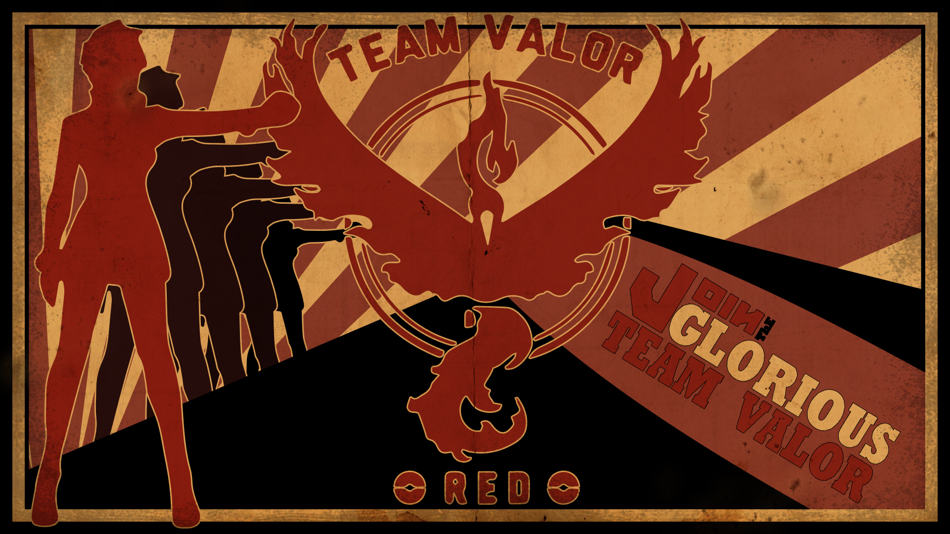 Pokemon Go Team Valor 1920x1080