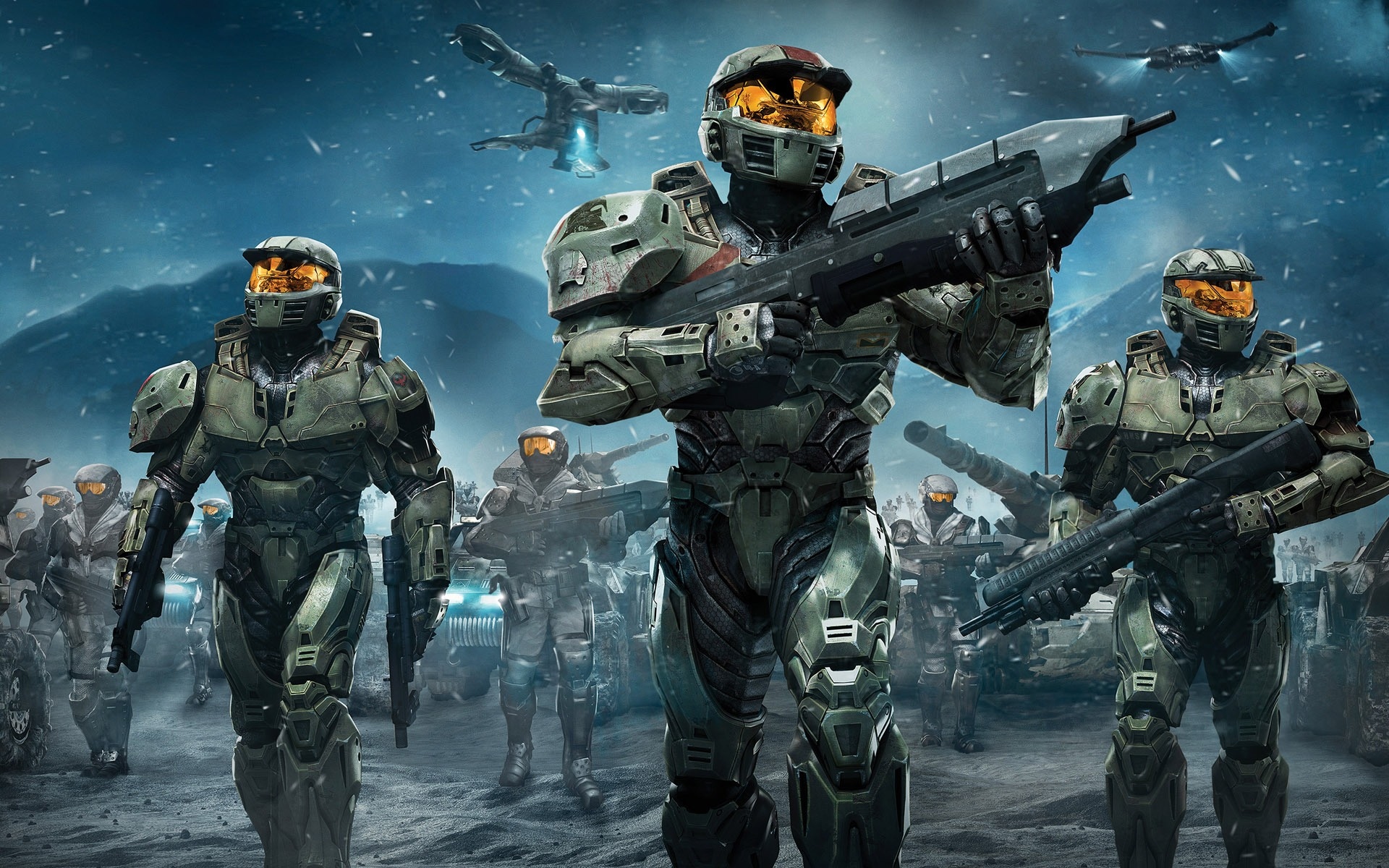 Halo Wars Halo 5 Guardians Video Games Video Game Art 1920x1200