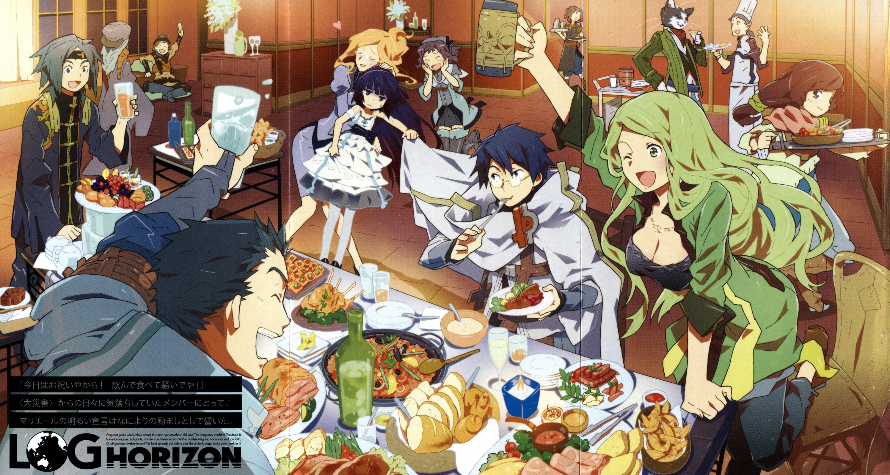 Akatsuki Log Horizon Anime Henrietta Log Horizon Karashin Log Horizon Kawara Log Horizon Log Horizon 2993x1600