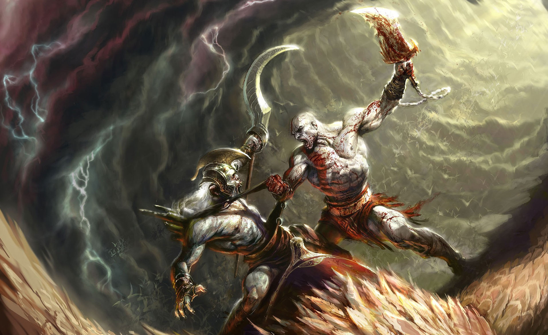 God Of War Kratos God Of War 1913x1170