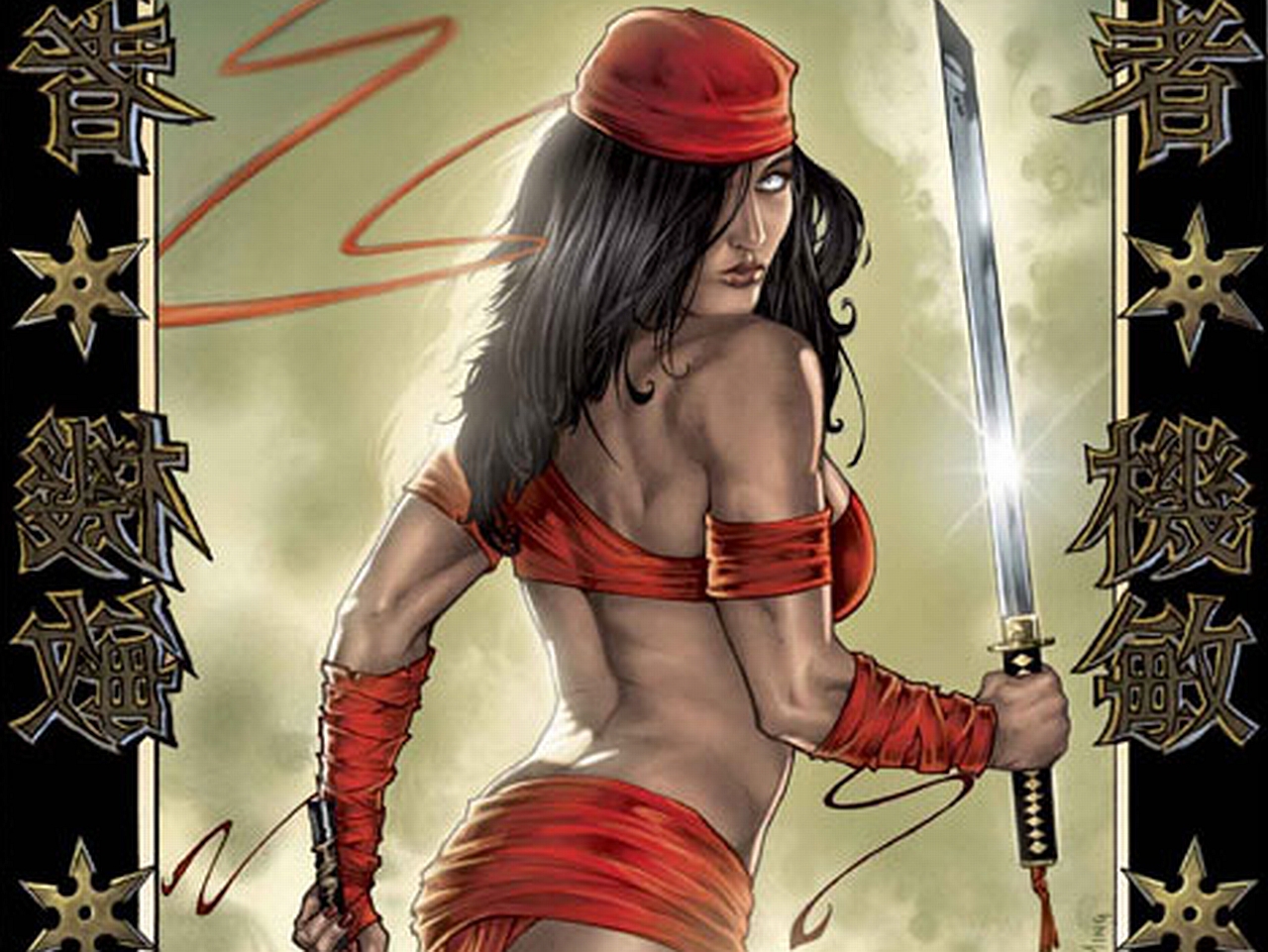 Elektra Marvel Comics 1280x961