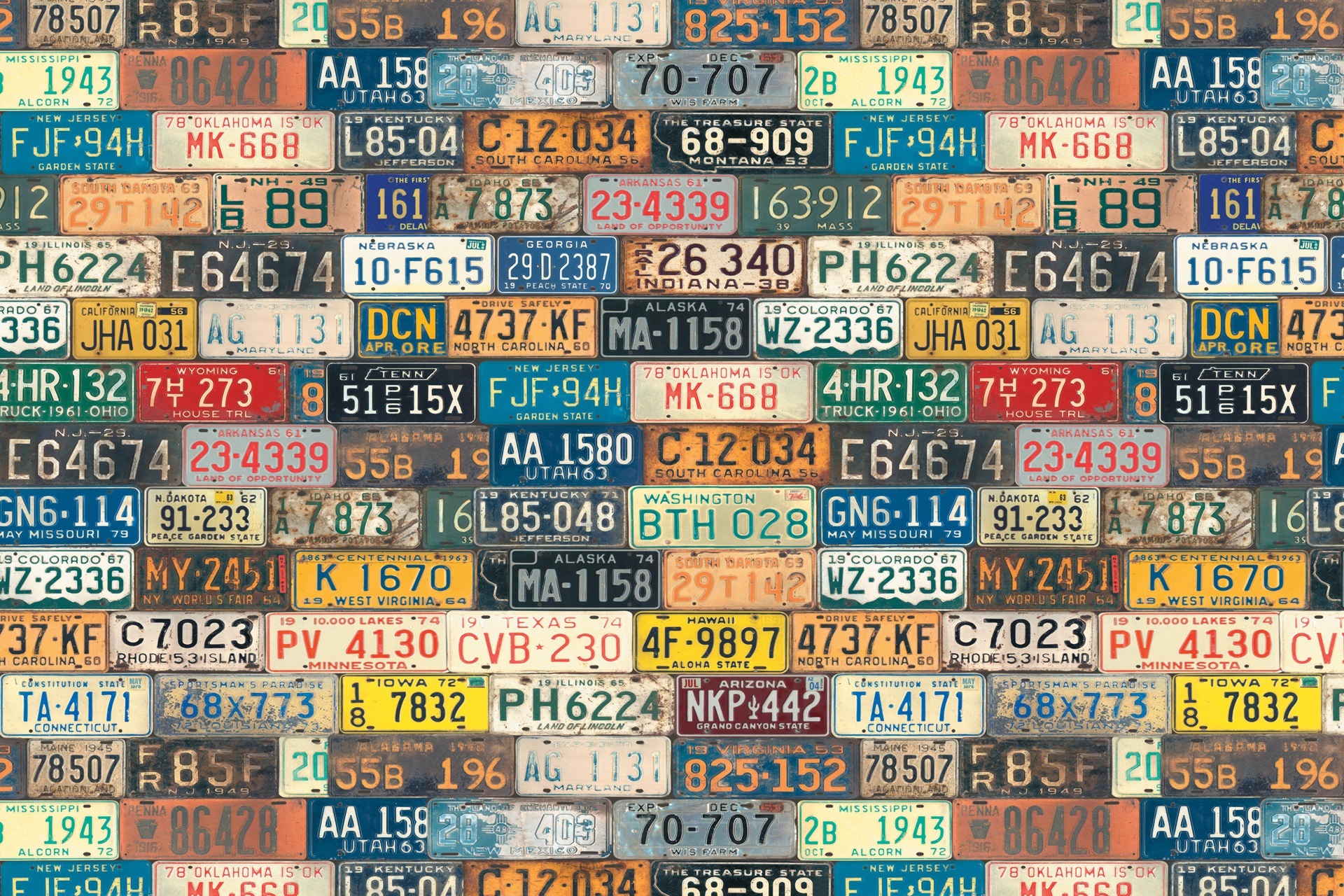 License Number Plate 1920x1280