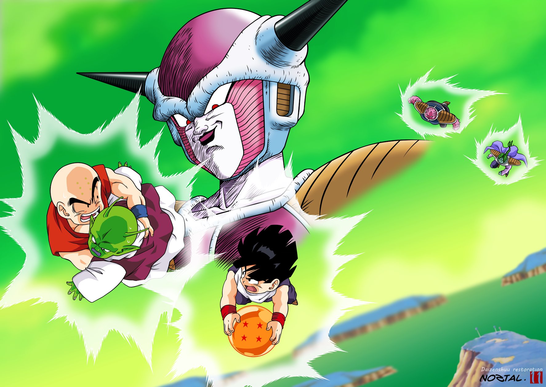 Dende Dragon Ball Dodoria Dragon Ball Frieza Dragon Ball Gohan Dragon Ball Krillin Dragon Ball Zarbo 1774x1260