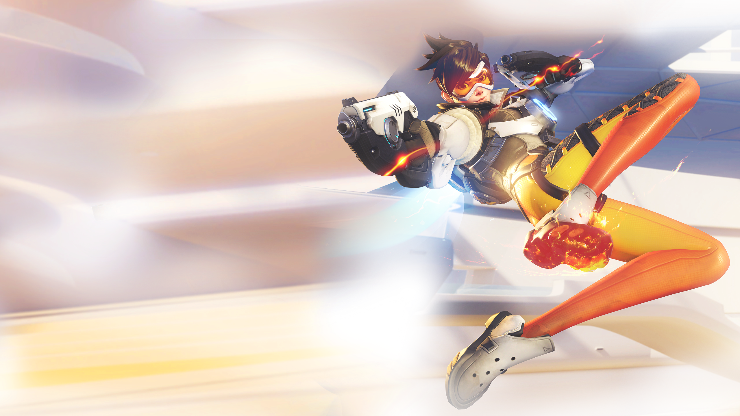 Blizzard Entertainment Lena Oxton Overwatch Tracer Overwatch 2560x1440