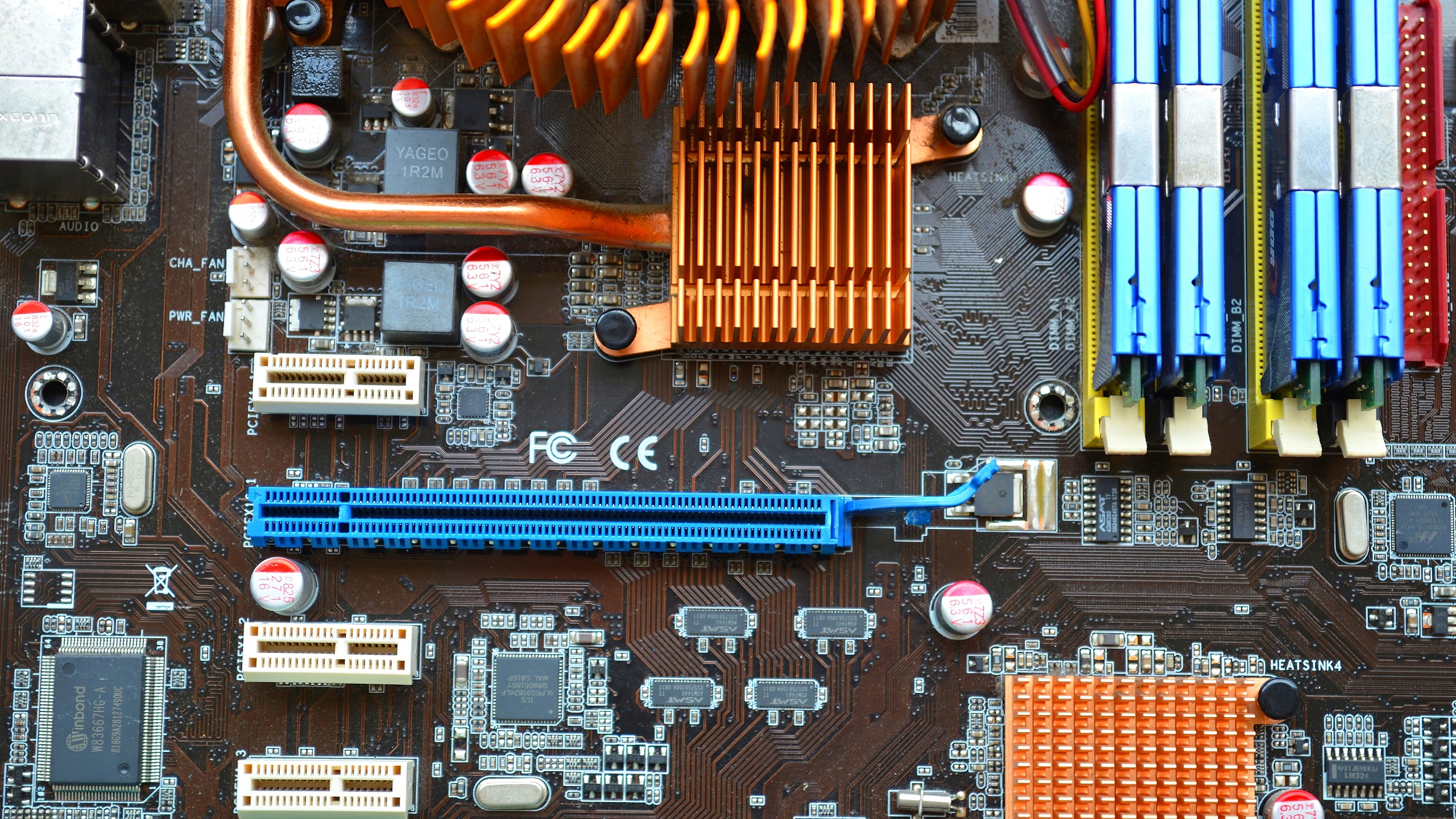 Circuit Computer Motherboard Photography 2560x1440