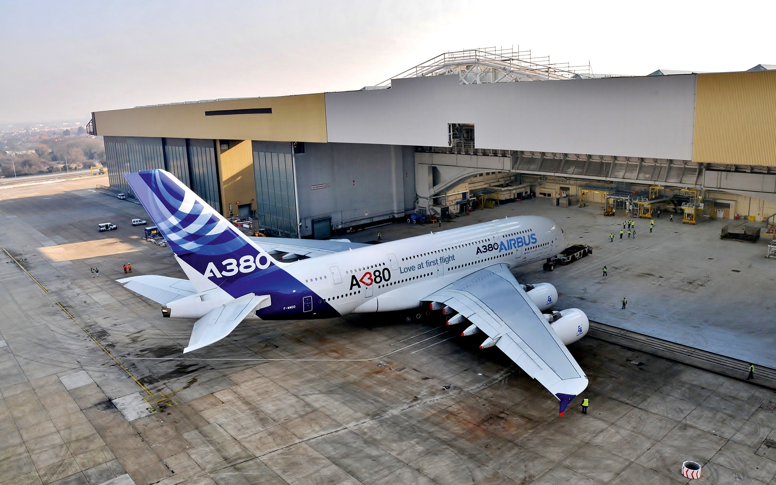 Airbus A380 Airplane Passenger Plane Vehicle 2560x1600