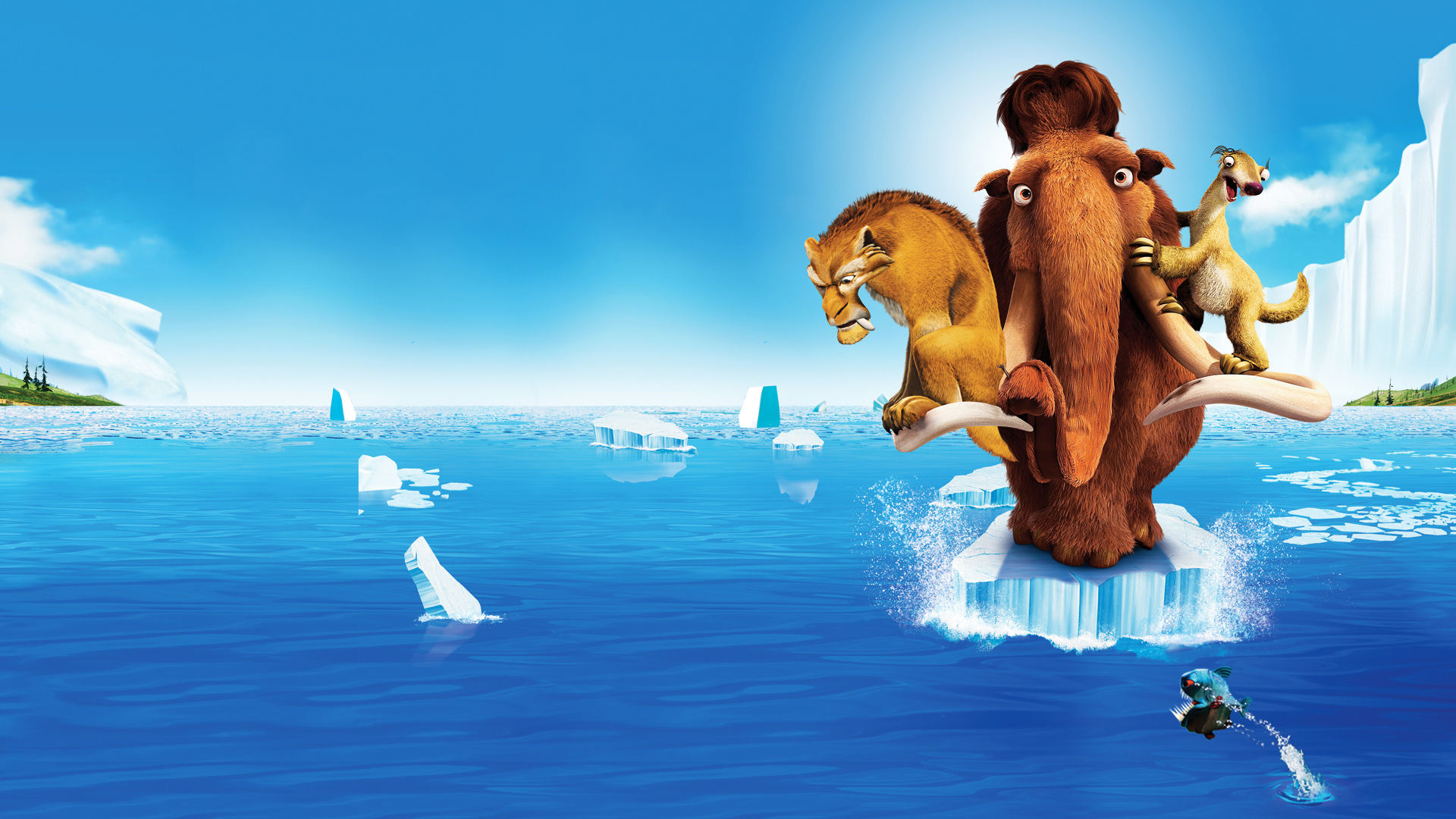 Movie Ice Age Continental Drift 1920x1080