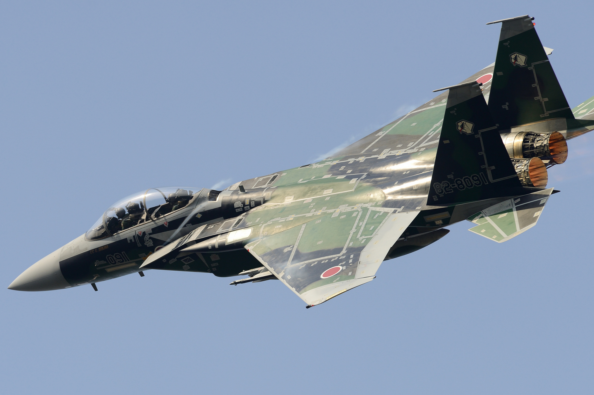 Aircraft Jet Fighter Mitsubishi F 15j Warplane 2048x1365