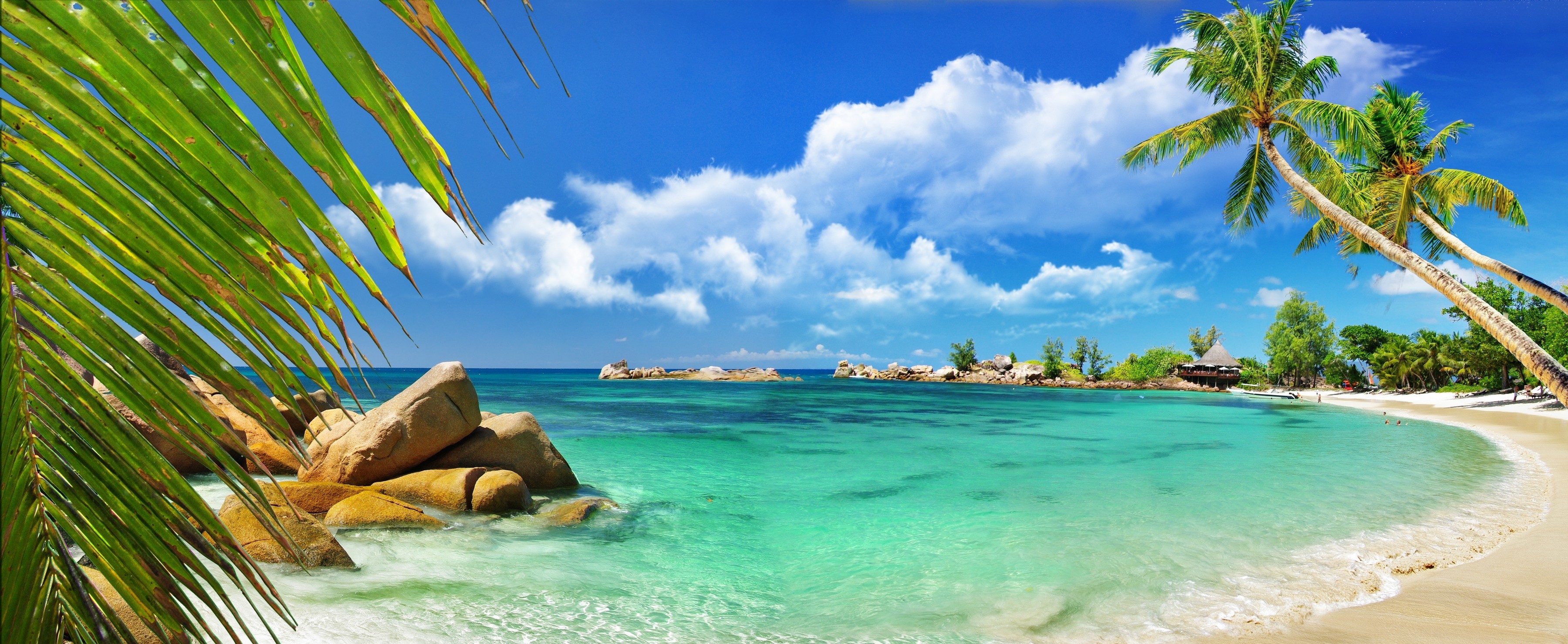 Beach Lagoon Seychelles 3600x1479