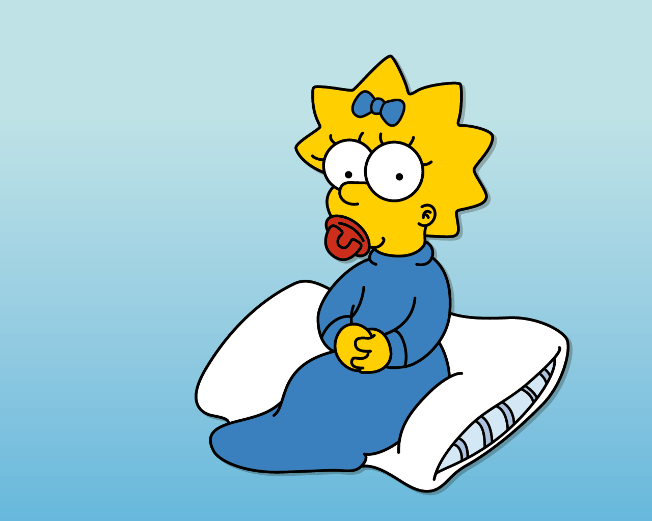 Maggie Simpson The Simpsons 1280x1024