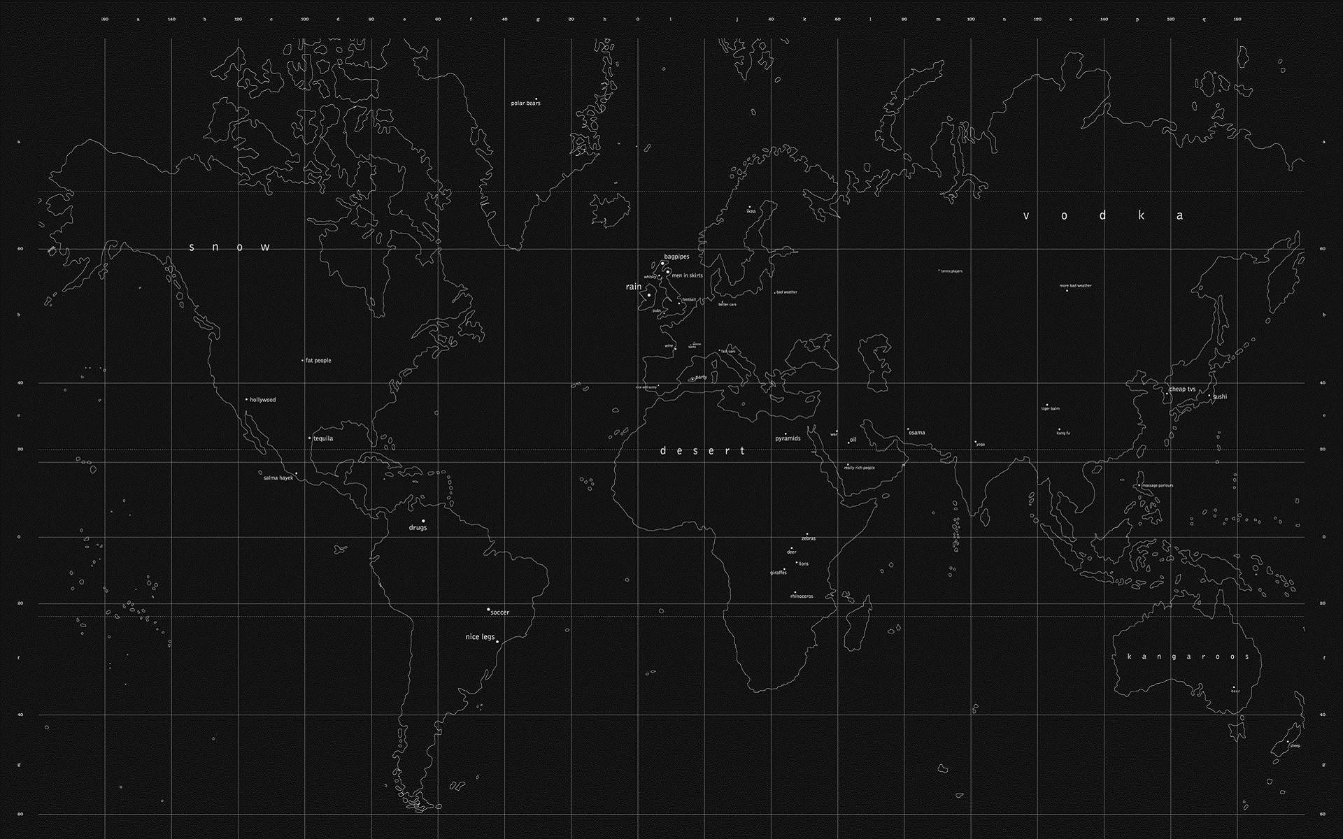 Misc World Map 1920x1200