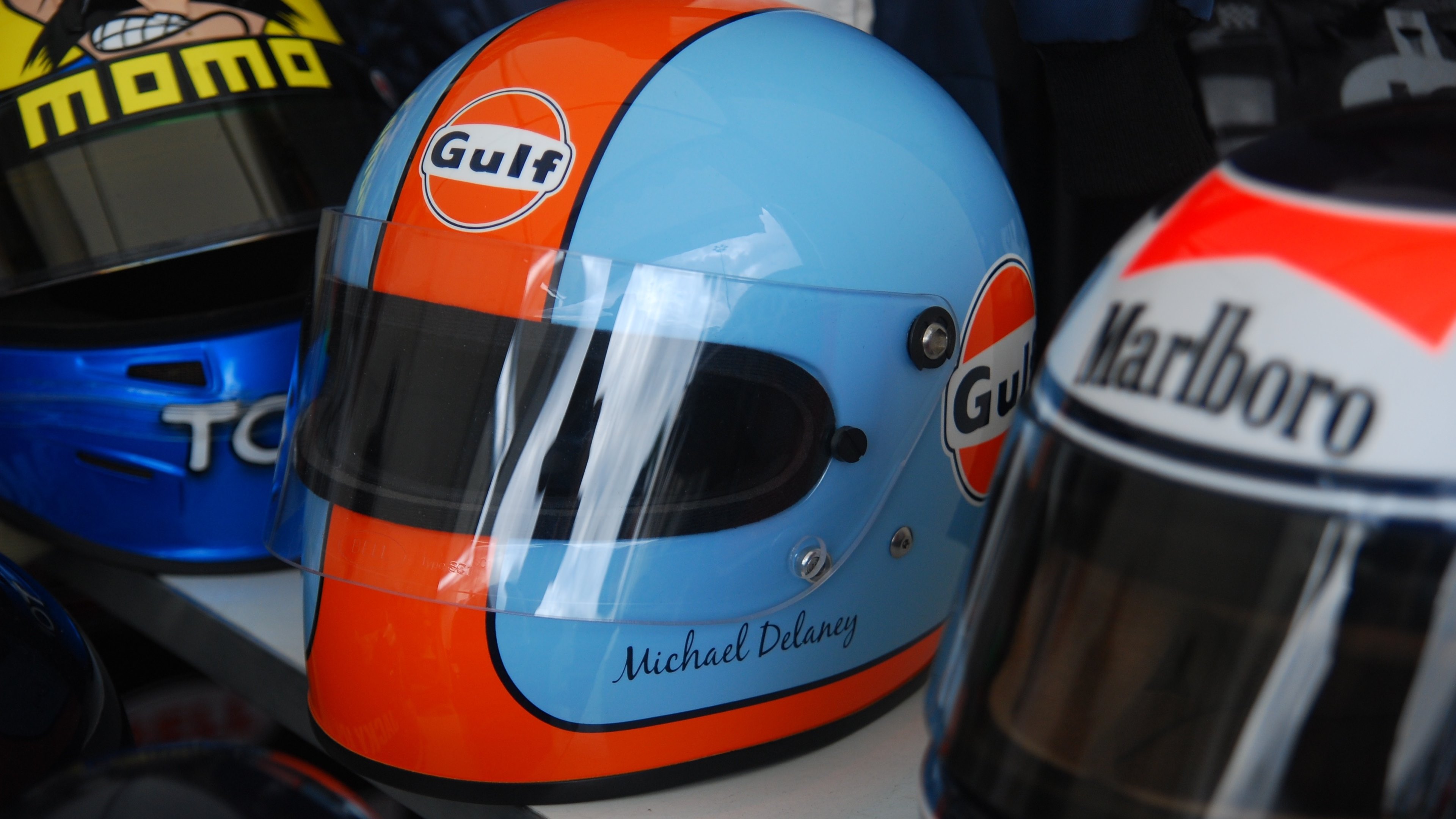 Helmet Michael Delaney Motorsport 3840x2160