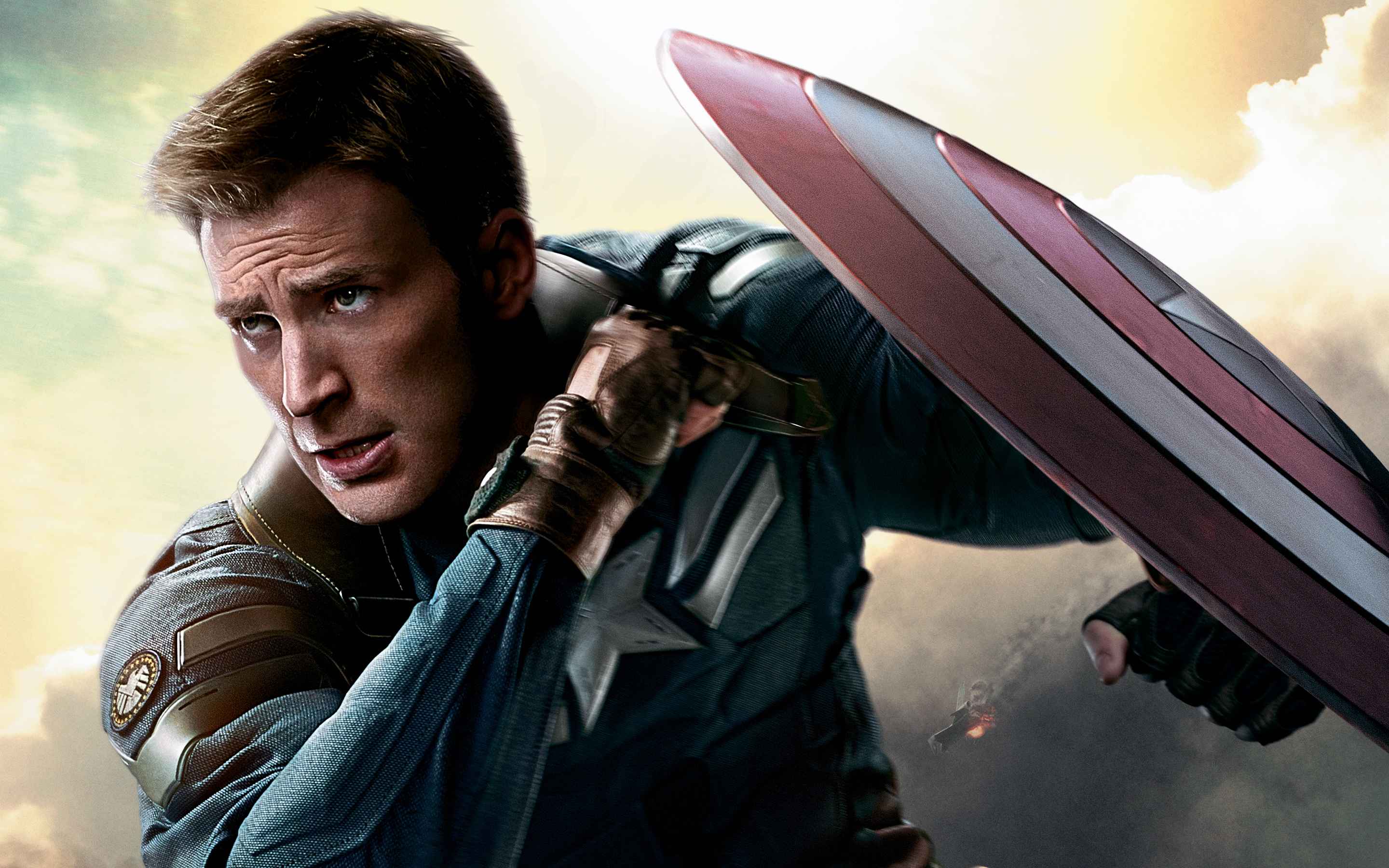Captain America Captain America The Winter Soldier Chris Evans Marvel Comics 2880x1800