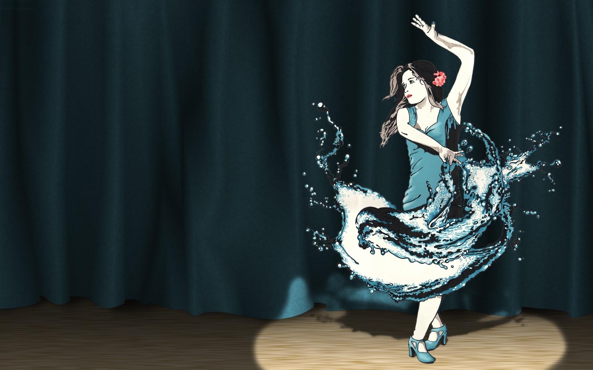 Artistic Dancing People Woman 1920x1200