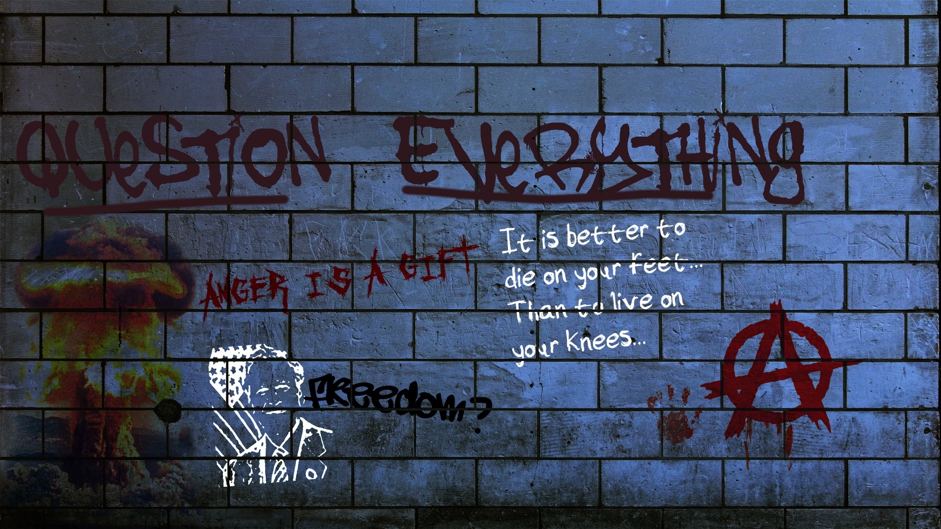 Anarchy Graffiti 1920x1080