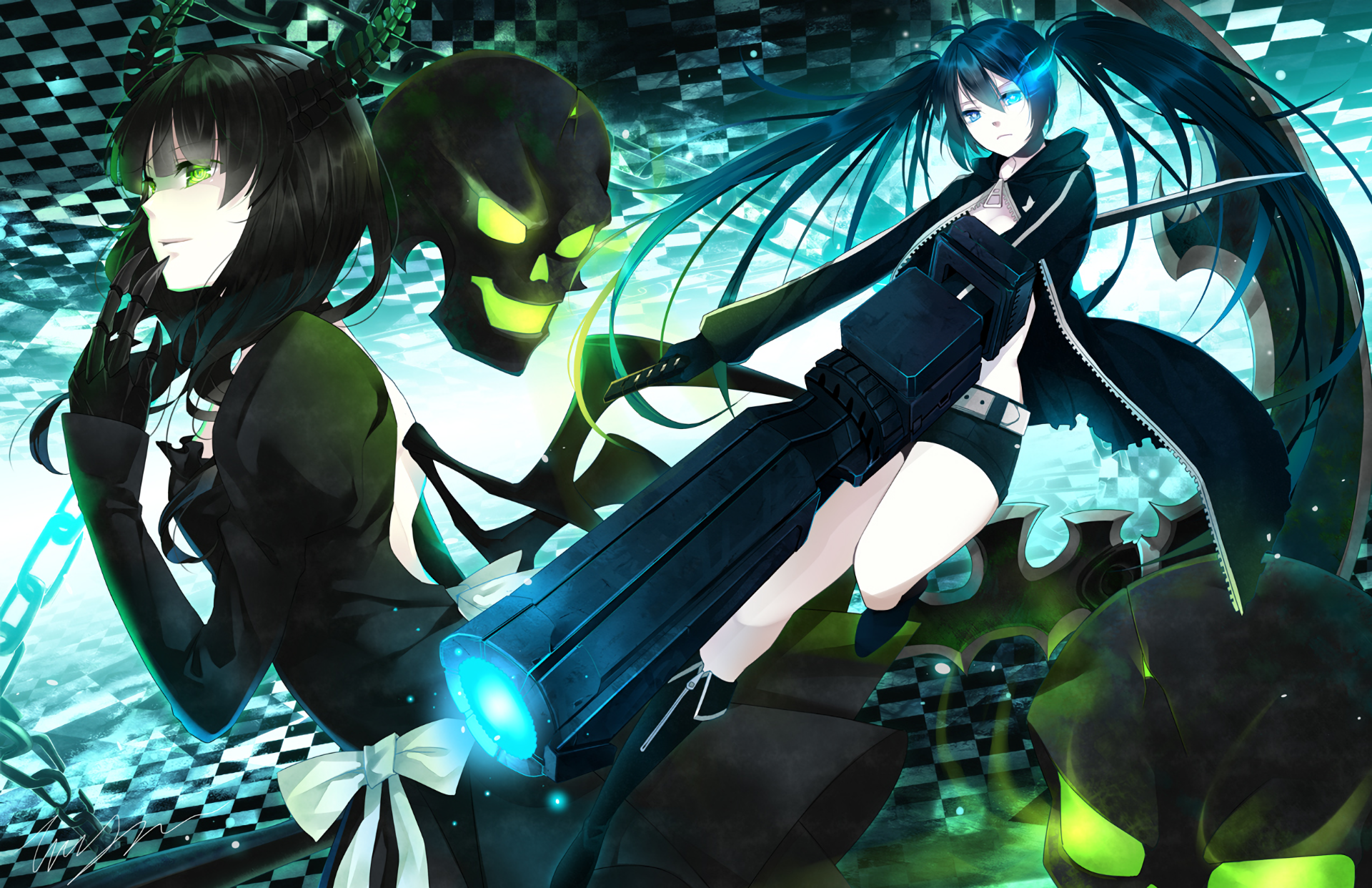 Black Rock Shooter Dead Master Black Rock Shooter Mato Kuroi 1920x1242