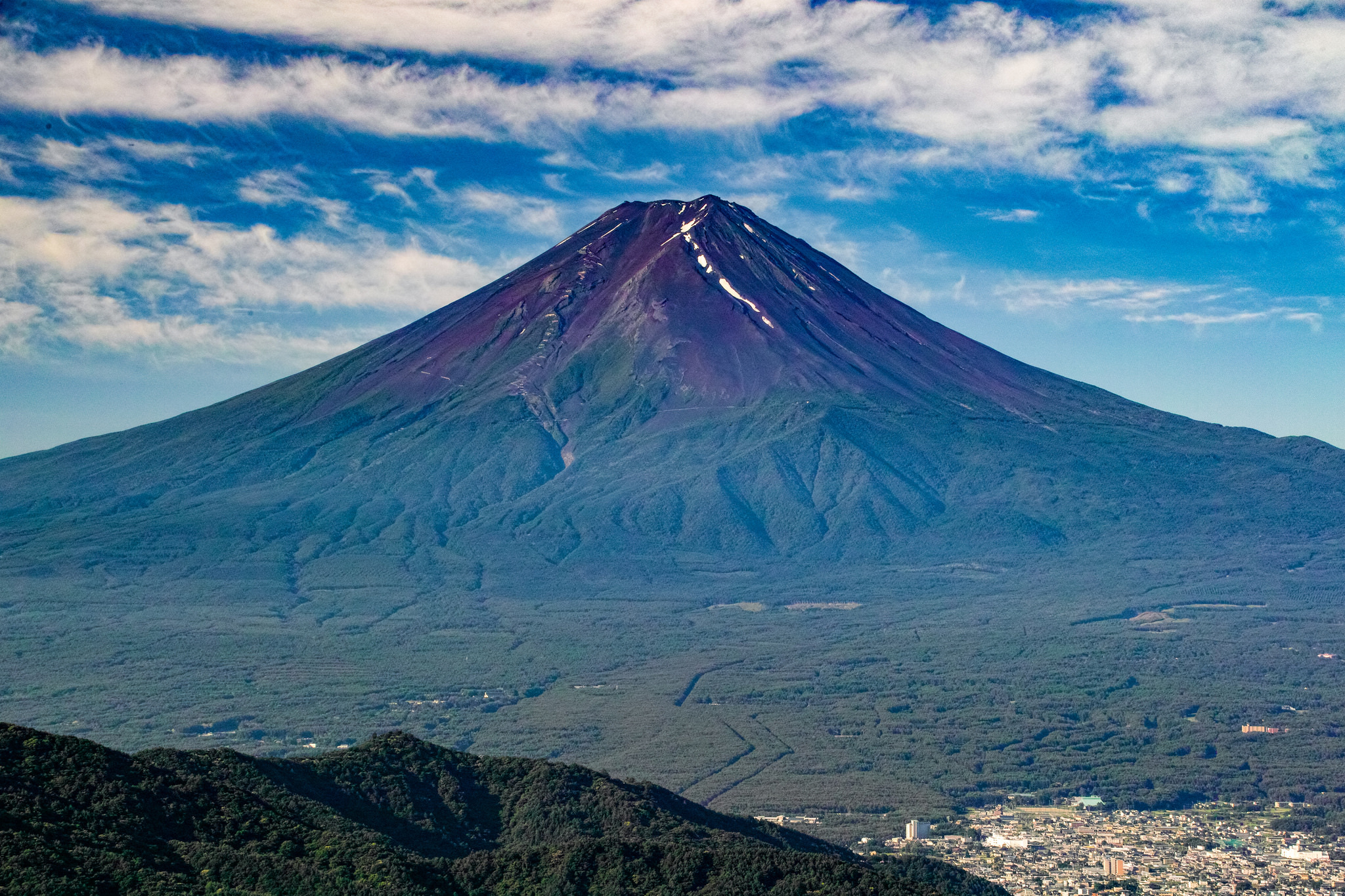 Japan Landscape Mount Fuji Mountain Nature Volcano 2048x1365