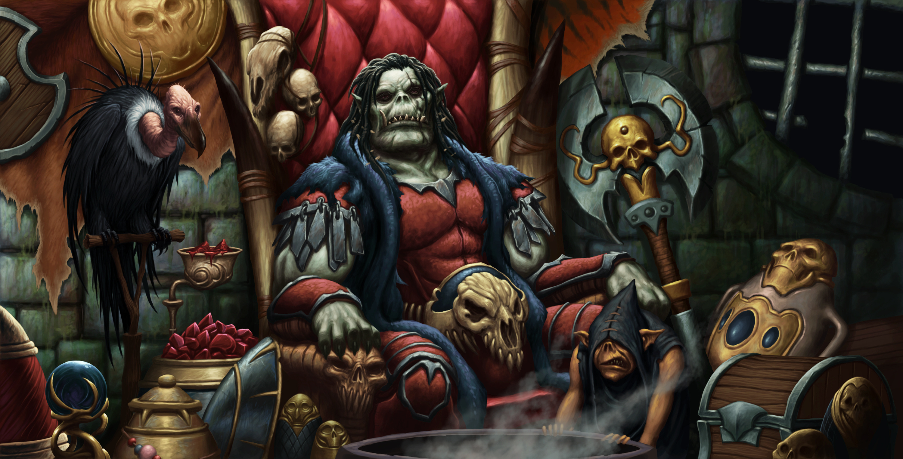 card-game-creature-dark-dungeons-amp-dragons-game-monster-orc-wallpaper