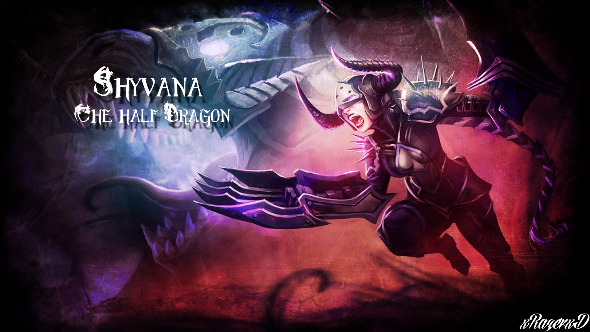 Shyvana League Of Legends 1920x1080