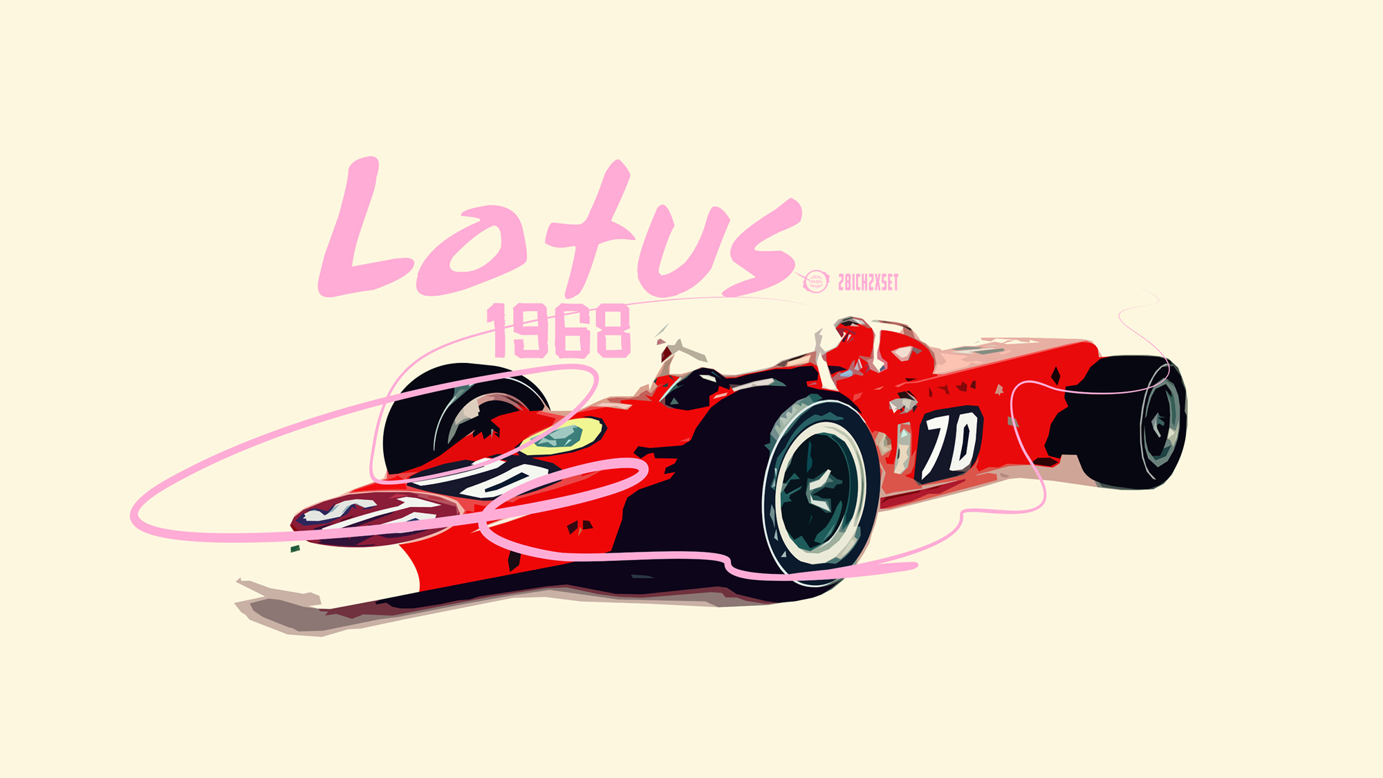 Artistic Lotus Cars Race Car 2000x1125