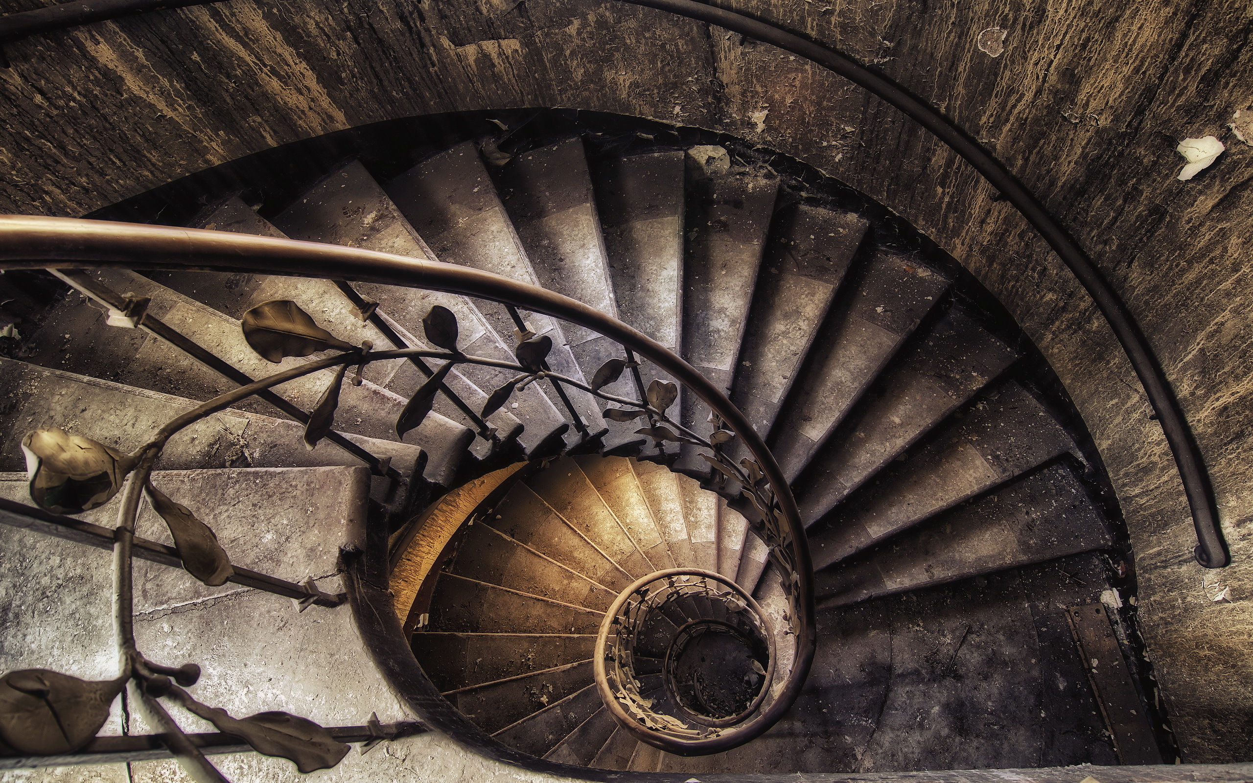 Spiral Staircase Stairs 2560x1600