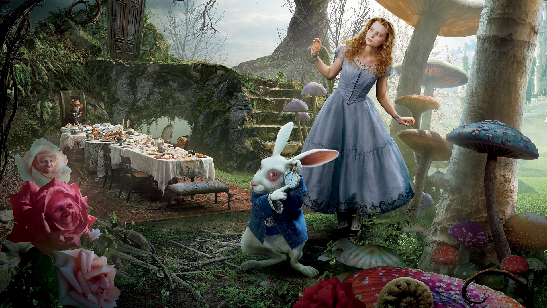 Alice In Wonderland 2010 1920x1080