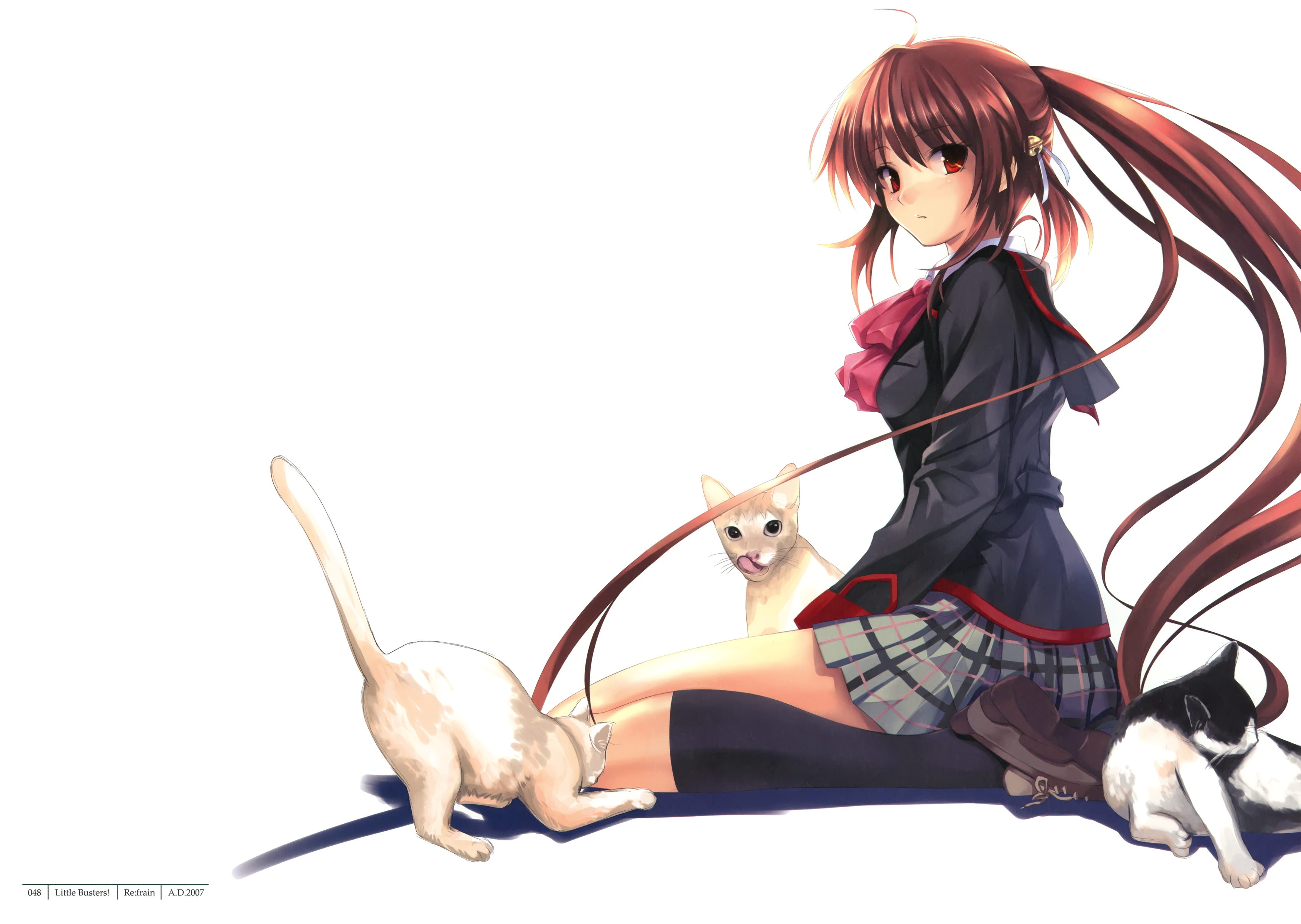 Anime Little Busters 3500x2487
