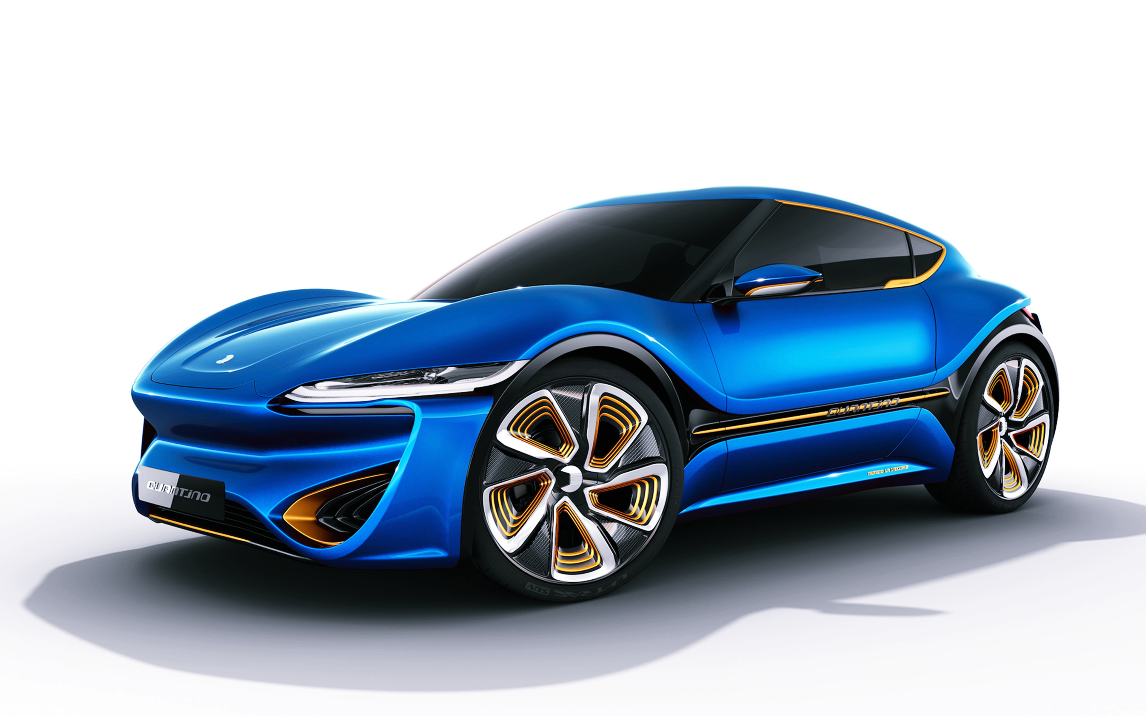 Blue Car Car Concept Car Nanoflowcell Quantino Vehicle 3840x2400