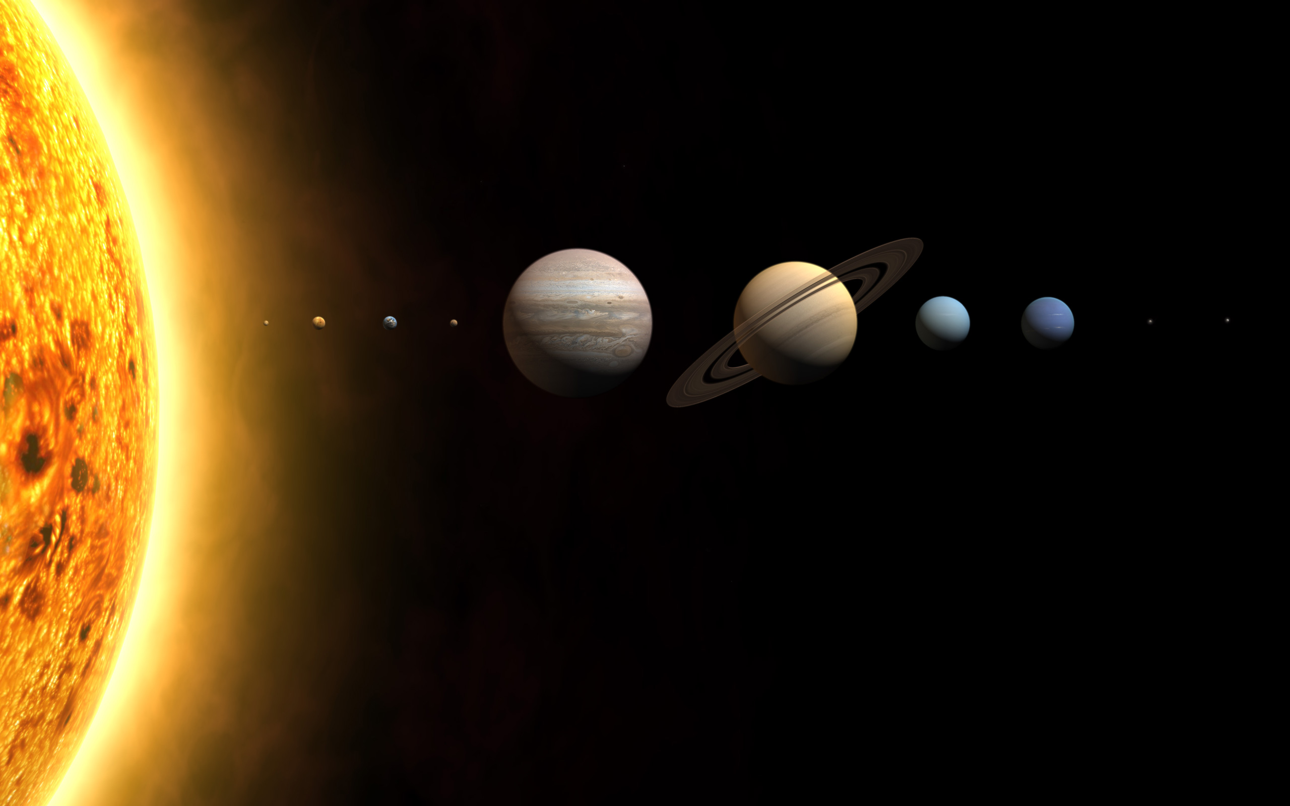 Planet Solar System 2560x1600