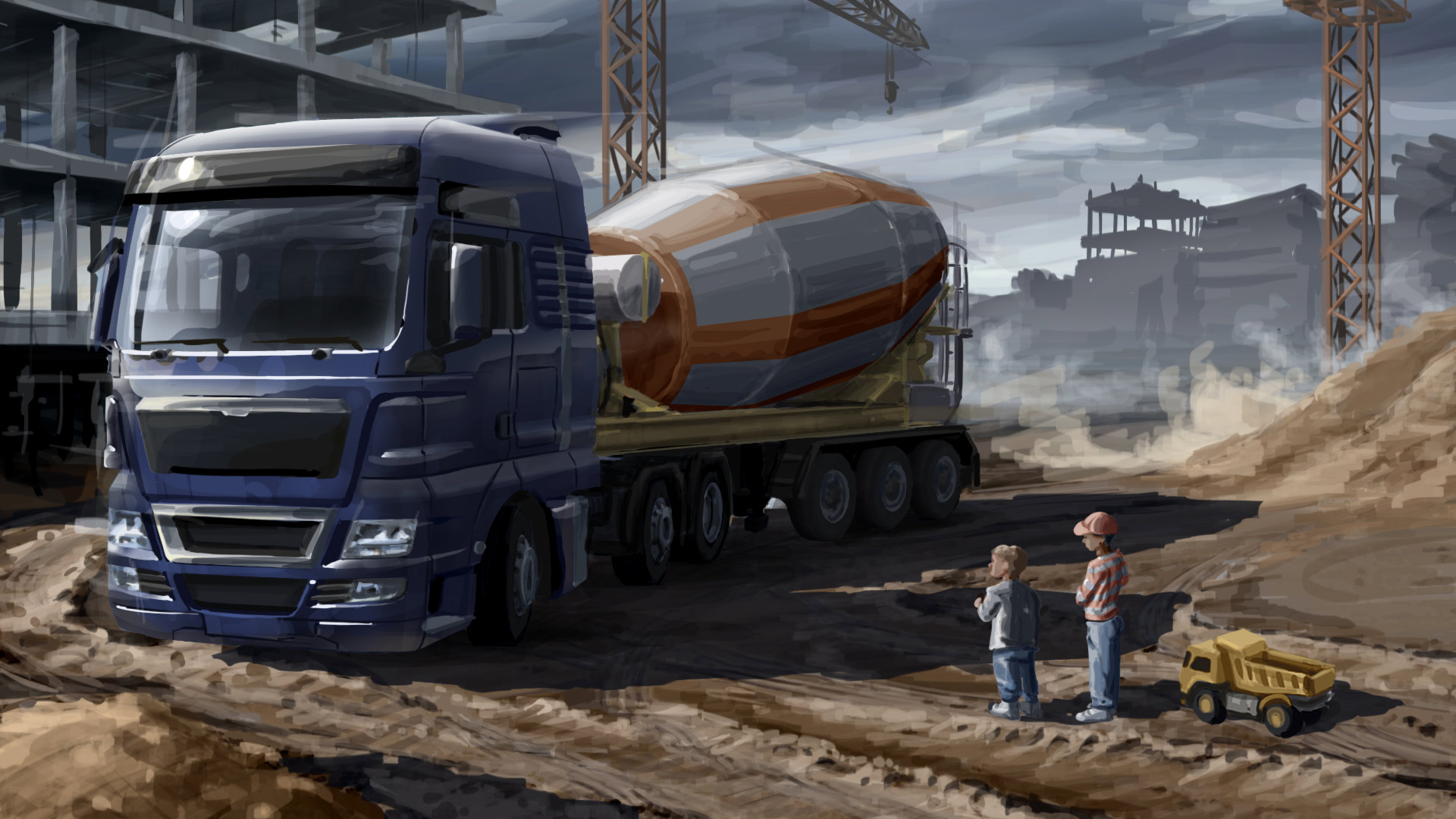Video Game Euro Truck Simulator 2 1920x1080