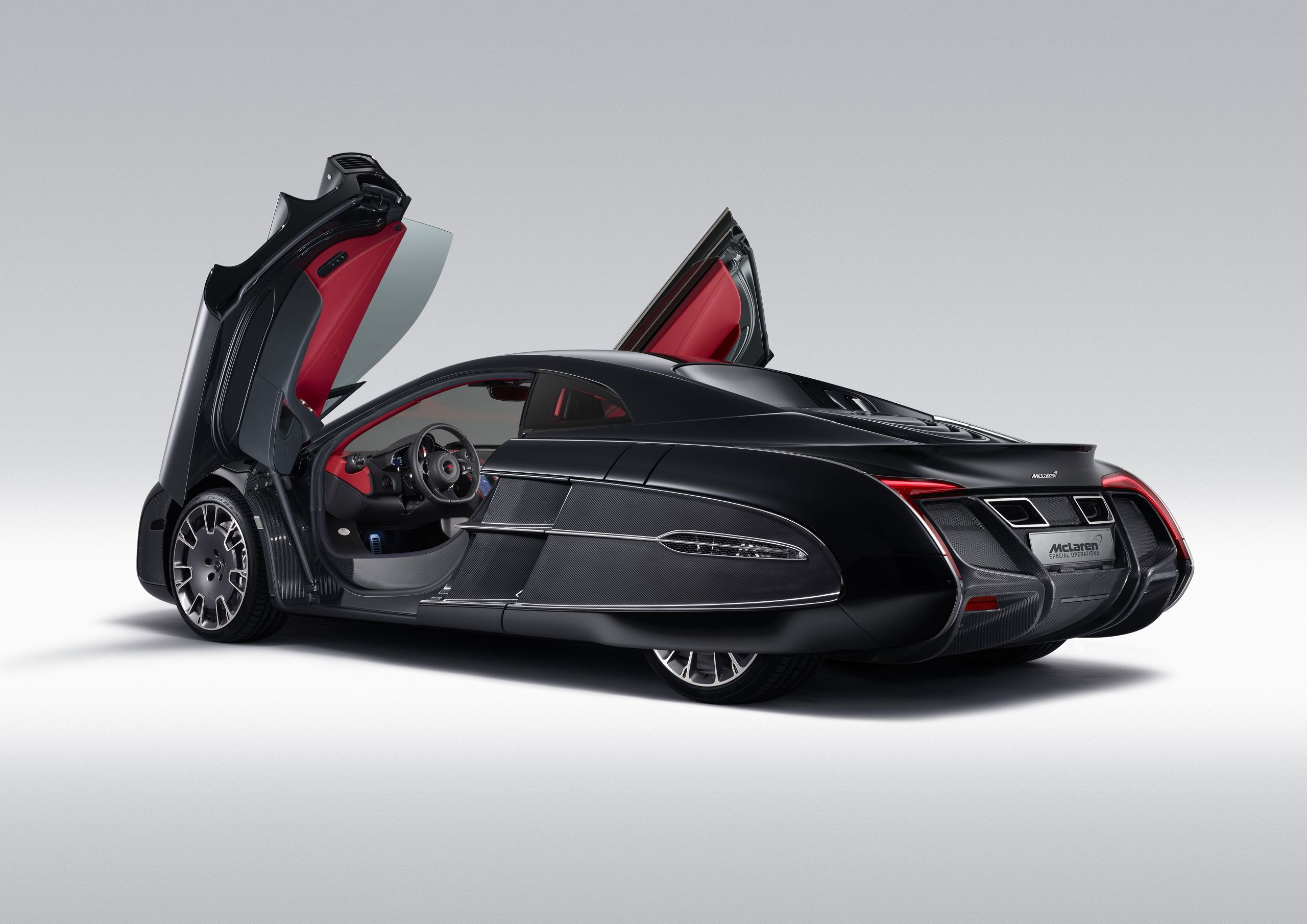 Black Car Concept Car Mclaren Vehicle 2560x1810