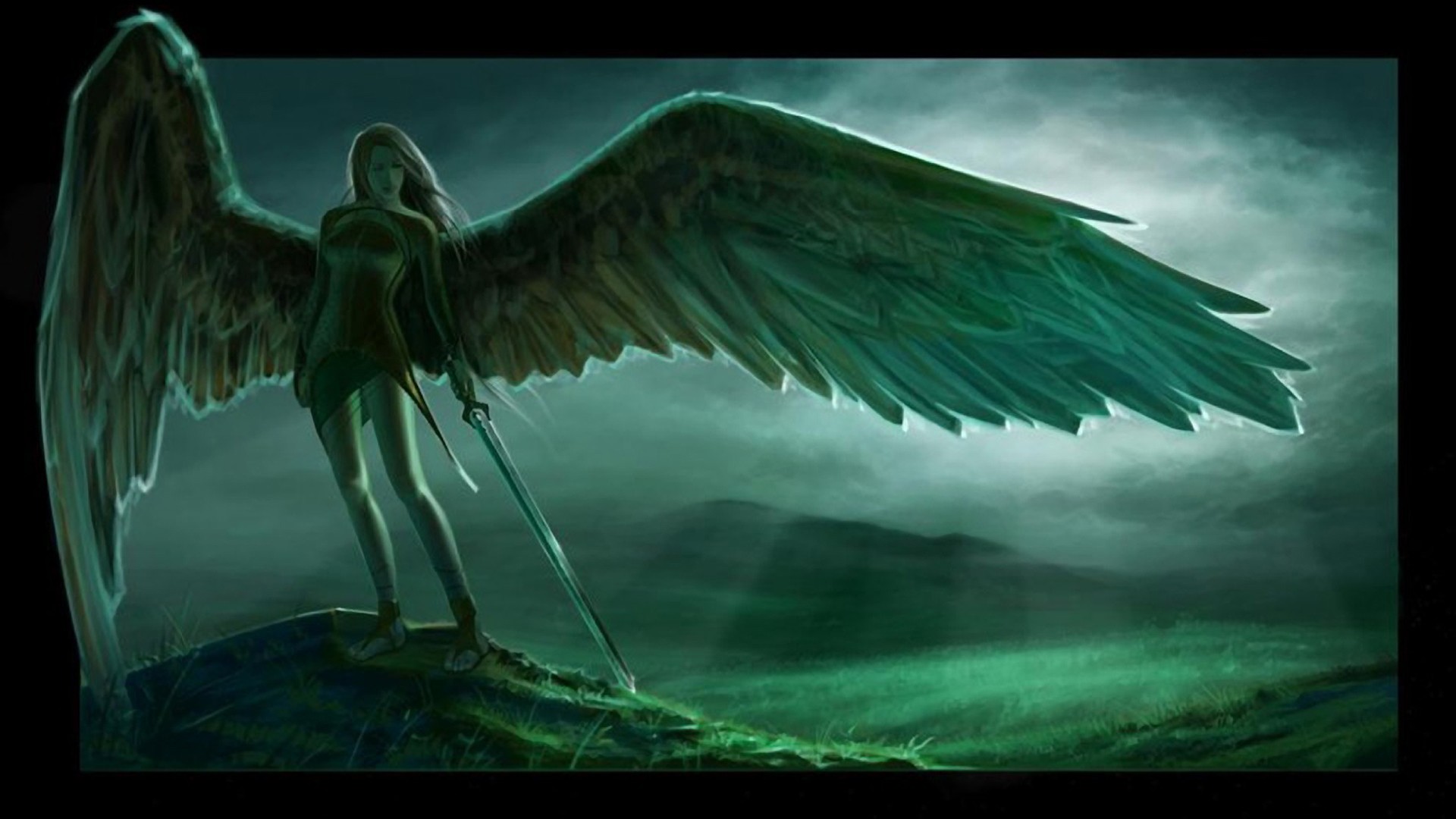 Fantasy Angel Warrior 1920x1080