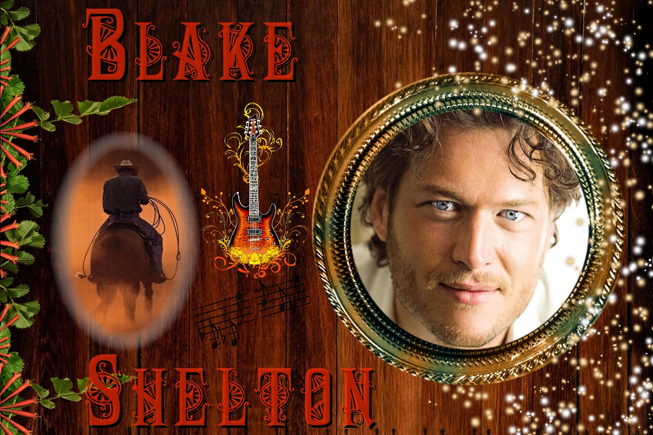 Blake Shelton Cowboy Music Wood 1280x852