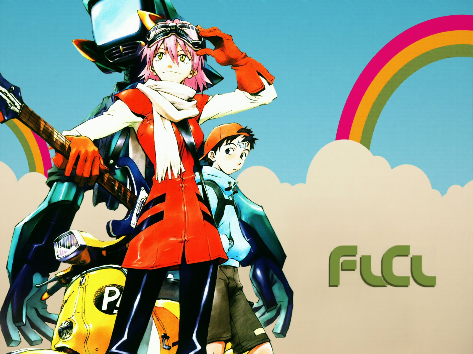 Anime FLCL 1600x1200
