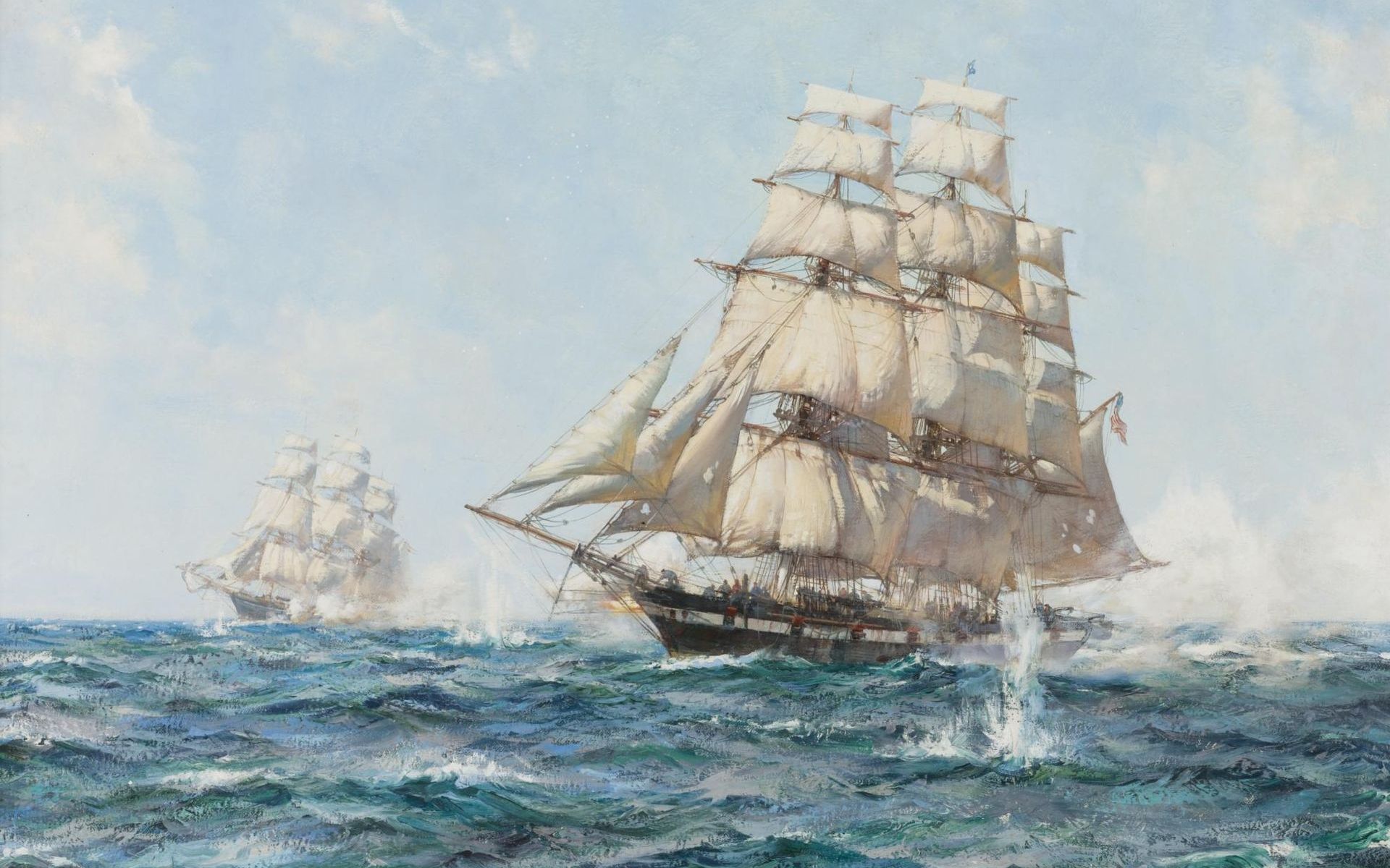 Artistic Sailing Ship 1920x1200