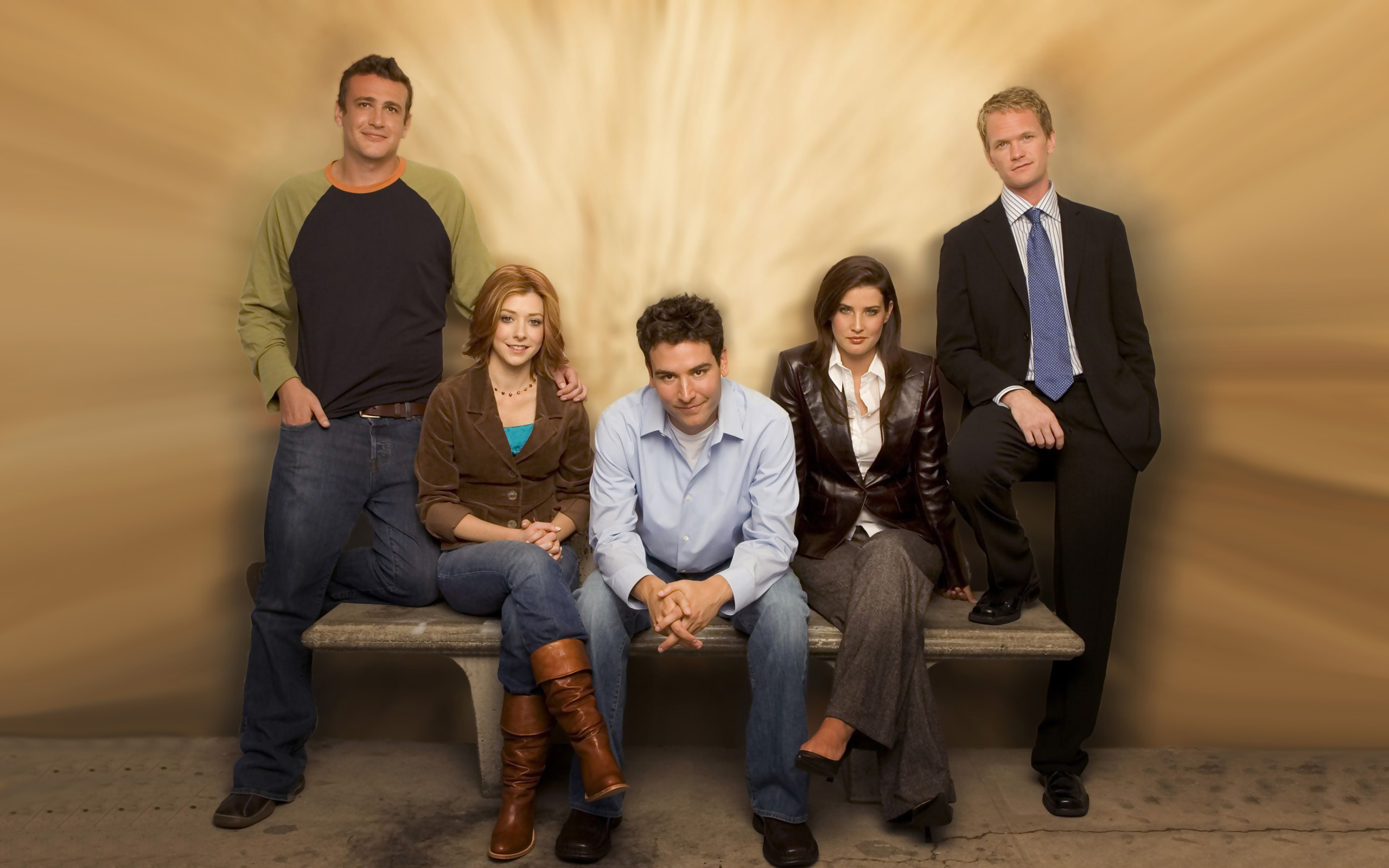 Alyson Hannigan Barney Stinson Cobie Smulders How I Met Your Mother Jason Segel Josh Radnor Lily Ald 2560x1600