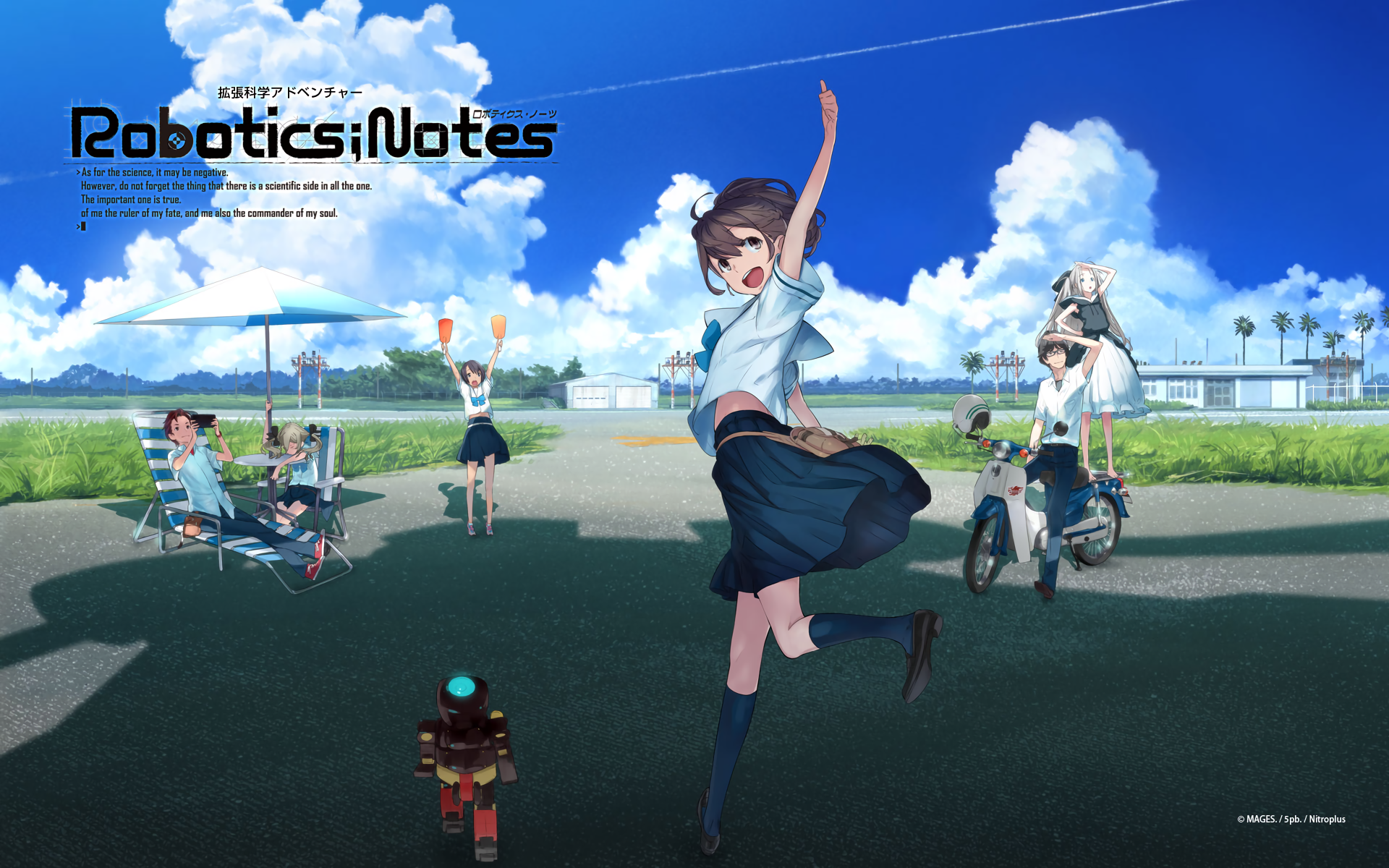 Anime Robotics Notes 1920x1200