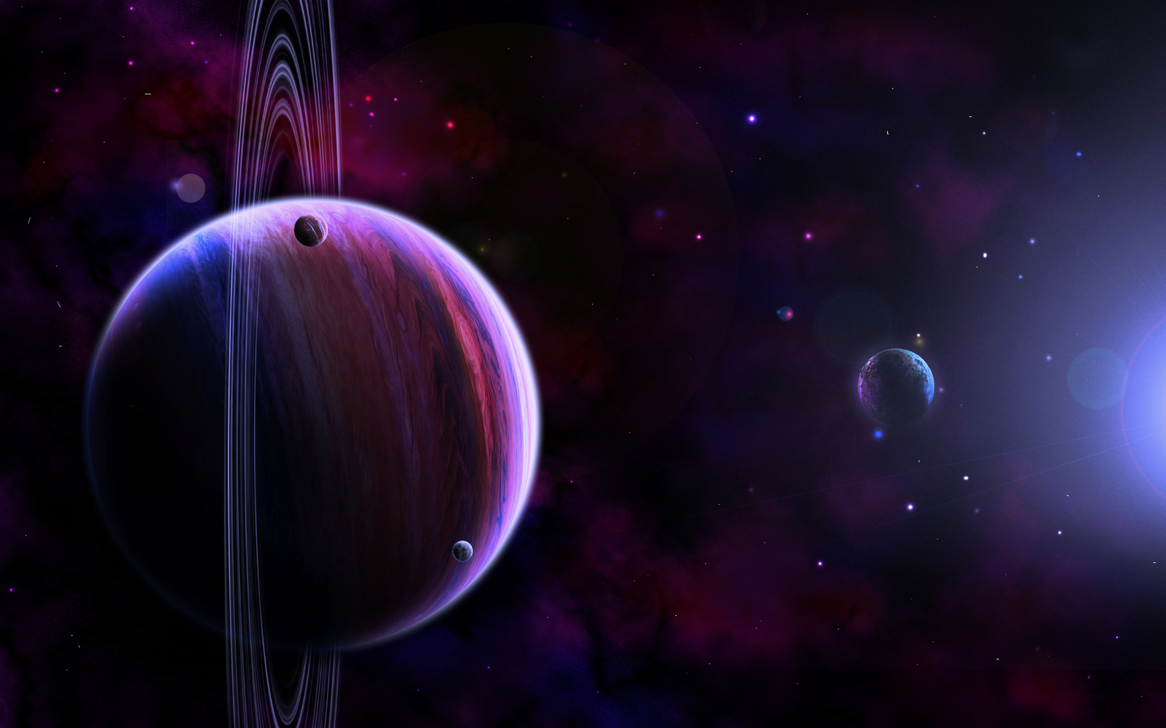 Sci Fi Planetary Ring 1680x1050